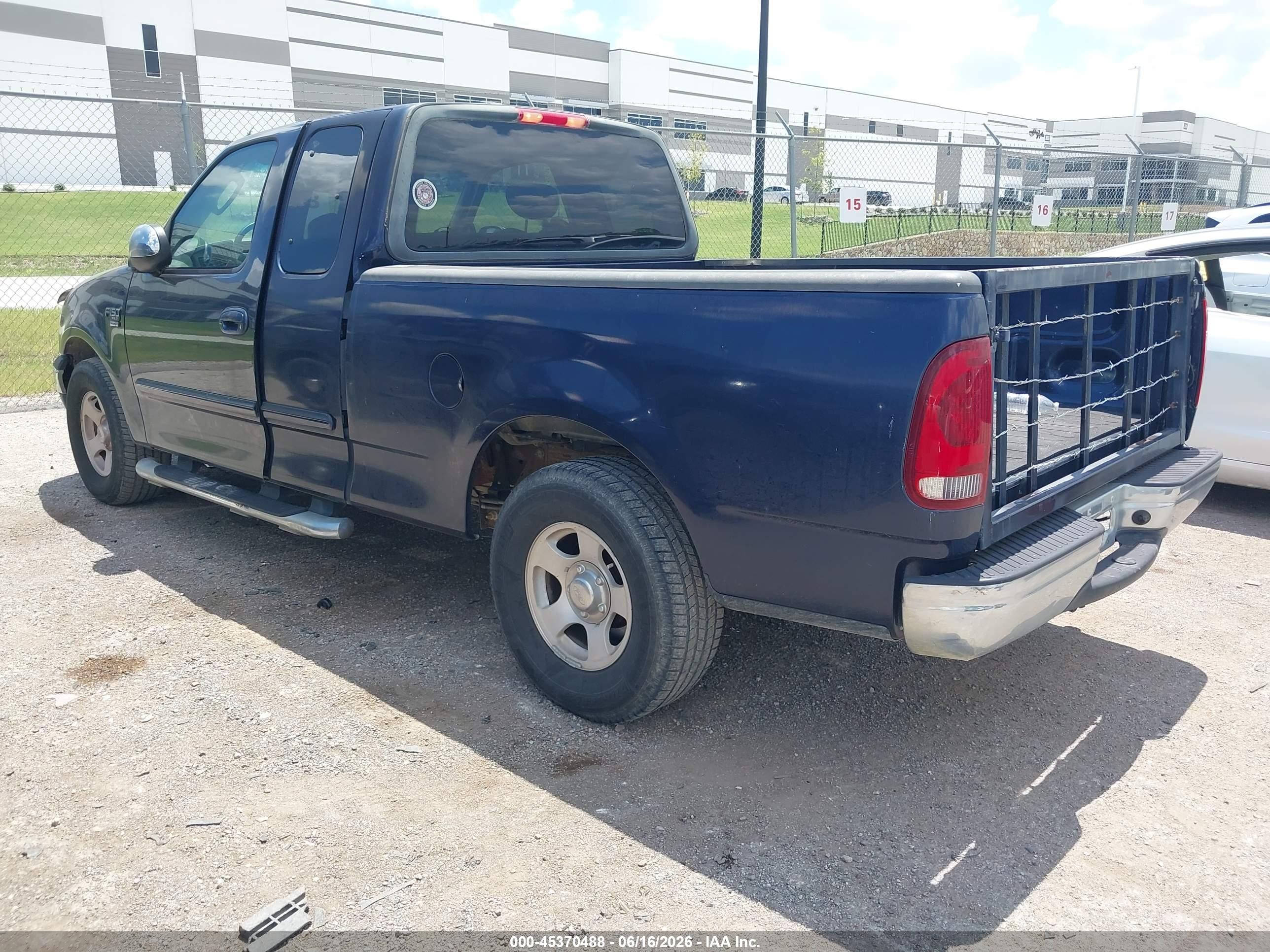 2002 Ford F-150 Lariat/xl/xlt Blue vin: 1FTRX17W52NB07487
