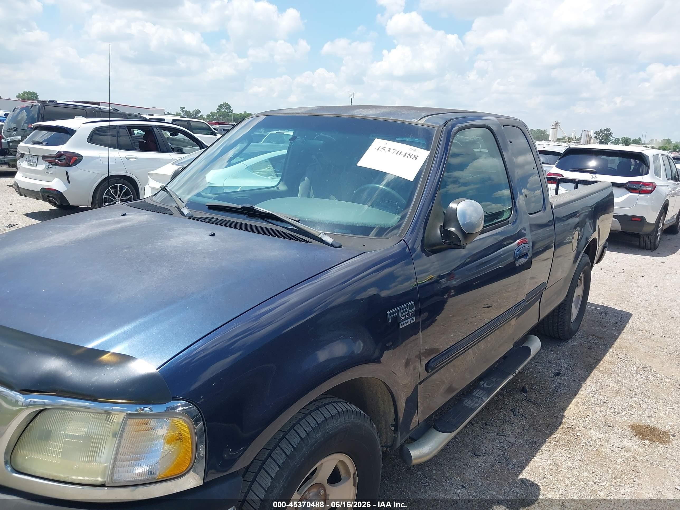 2002 Ford F-150 Lariat/xl/xlt Blue vin: 1FTRX17W52NB07487