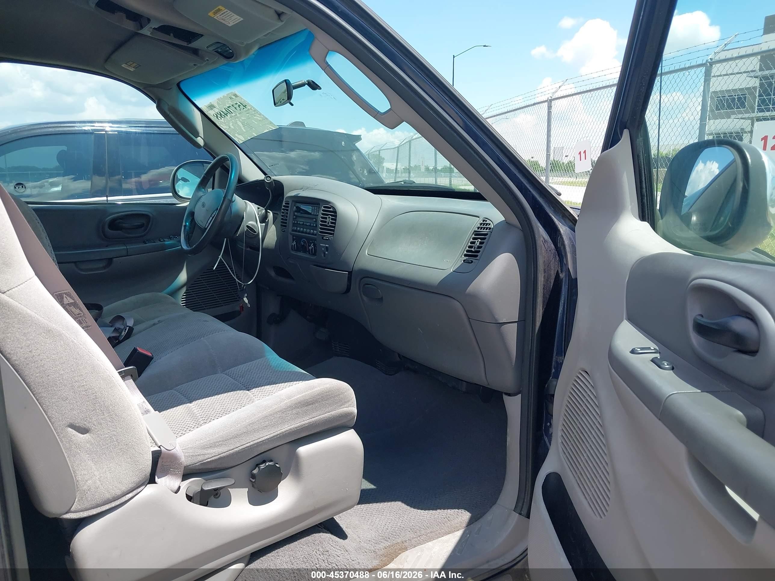 2002 Ford F-150 Lariat/xl/xlt Blue vin: 1FTRX17W52NB07487