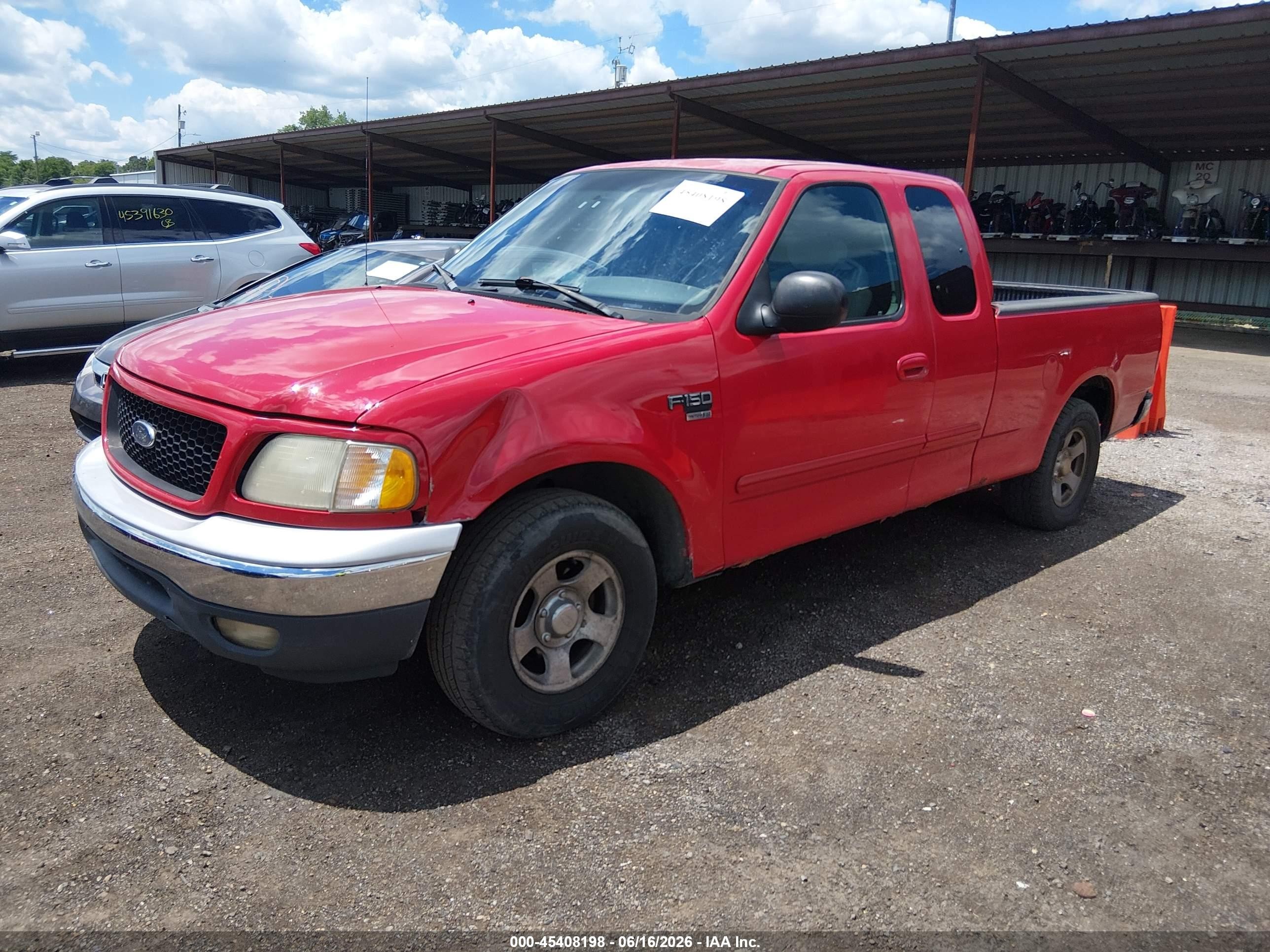 2001 Ford F-150 Lariat/xl/xlt Red vin: 1FTRX17W71NA67511