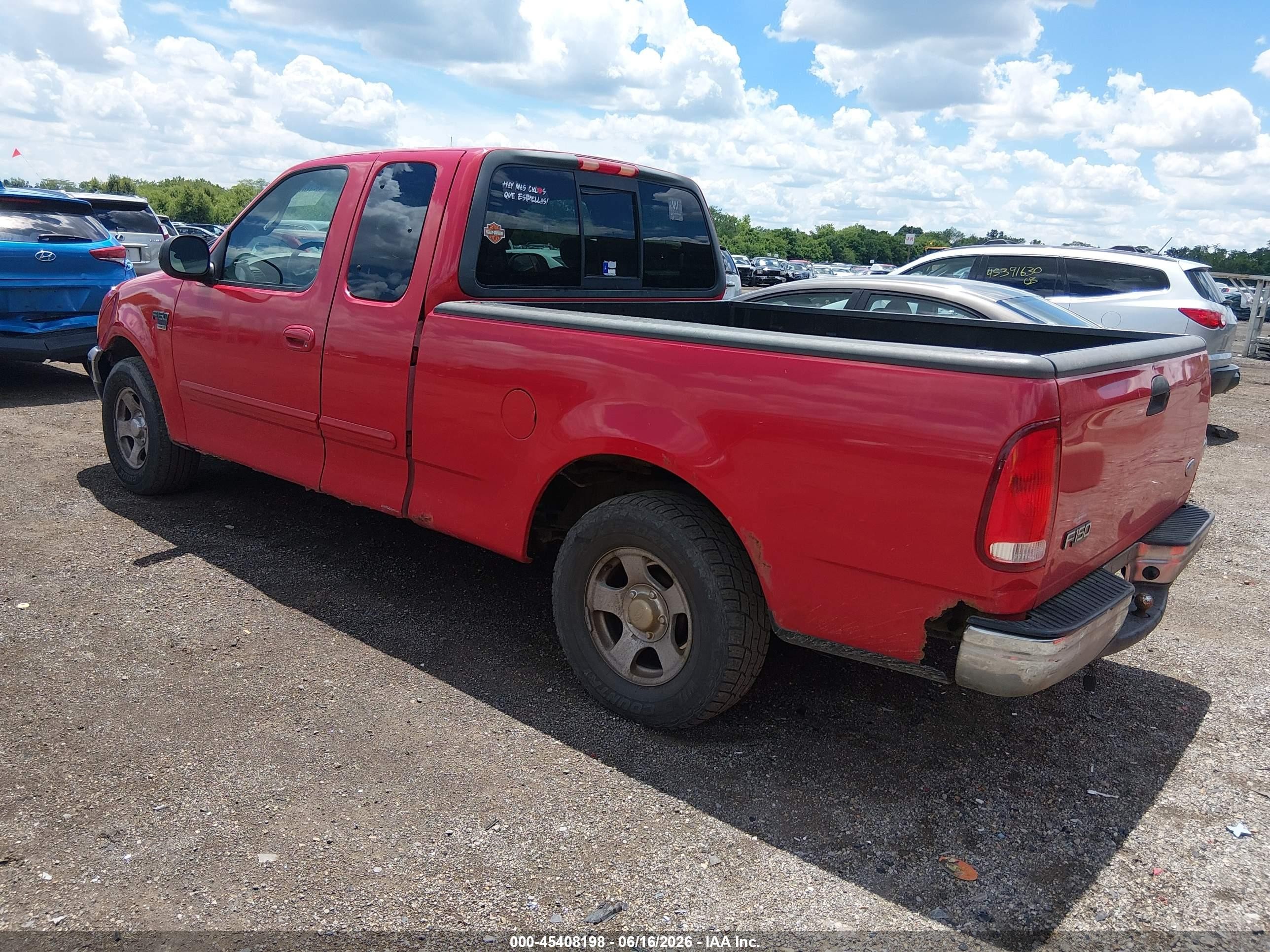 2001 Ford F-150 Lariat/xl/xlt Red vin: 1FTRX17W71NA67511