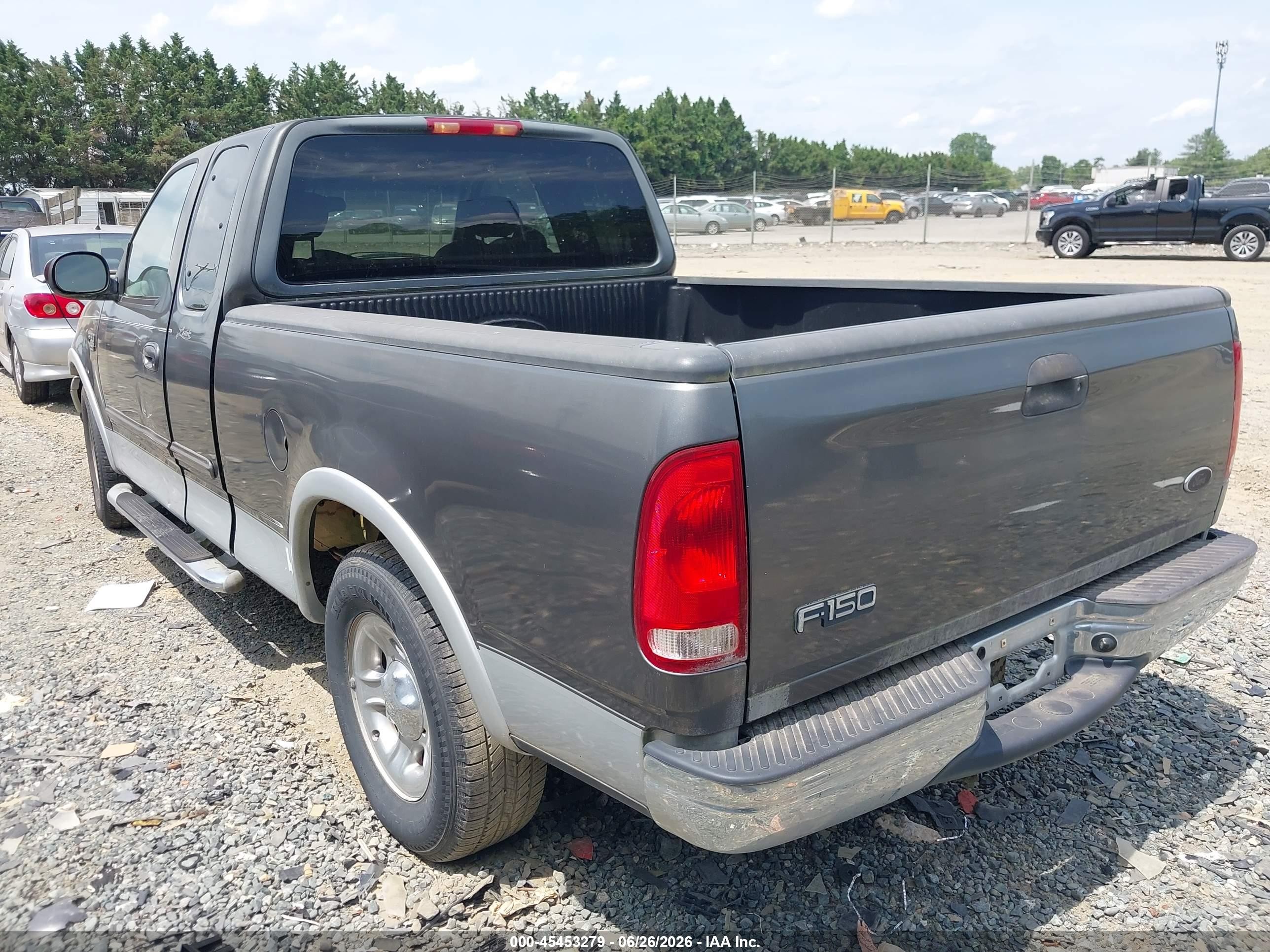 2002 Ford F-150 Lariat/xl/xlt Gray vin: 1FTRX17W72NB50339
