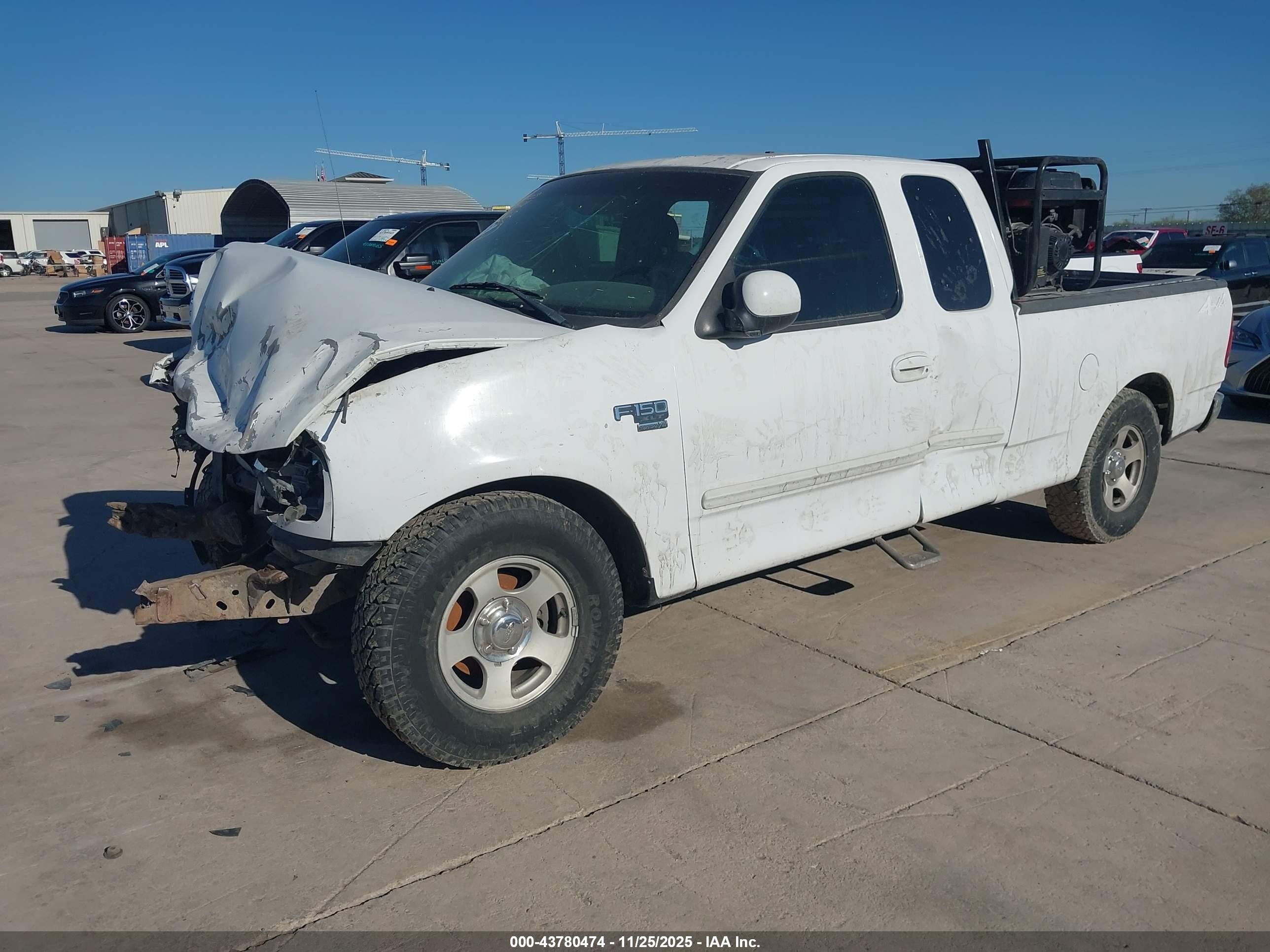 2001 Ford F-150 Lariat/xl/xlt Белый vin: 1FTRX17W81KC66102