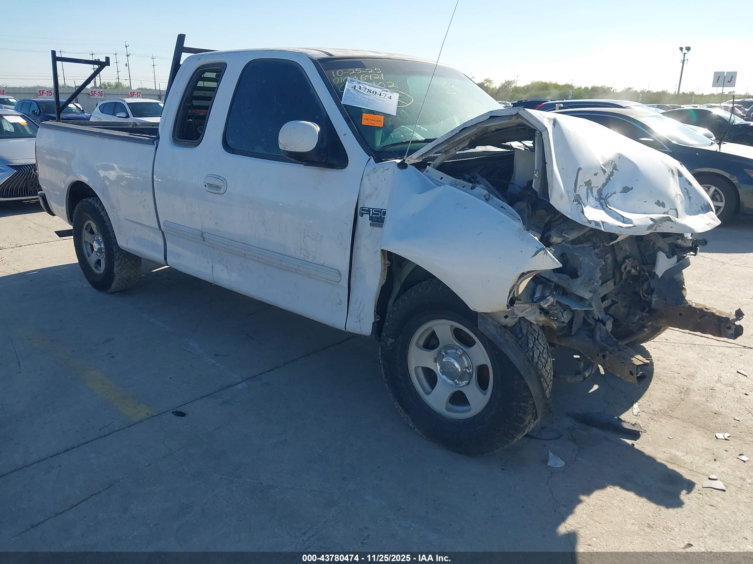 2001 Ford F-150 Lariat/xl/xlt White vin: 1FTRX17W81KC66102