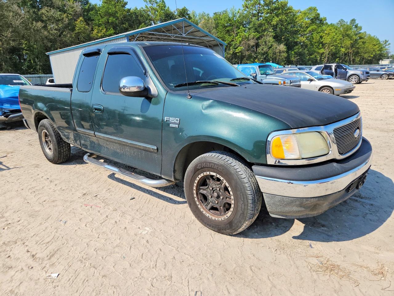 2002 Ford F150 Green vin: 1FTRX17W82KA59548