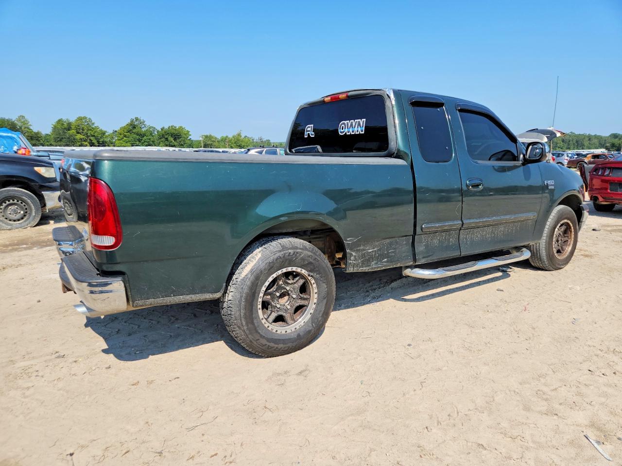 2002 Ford F150 Green vin: 1FTRX17W82KA59548