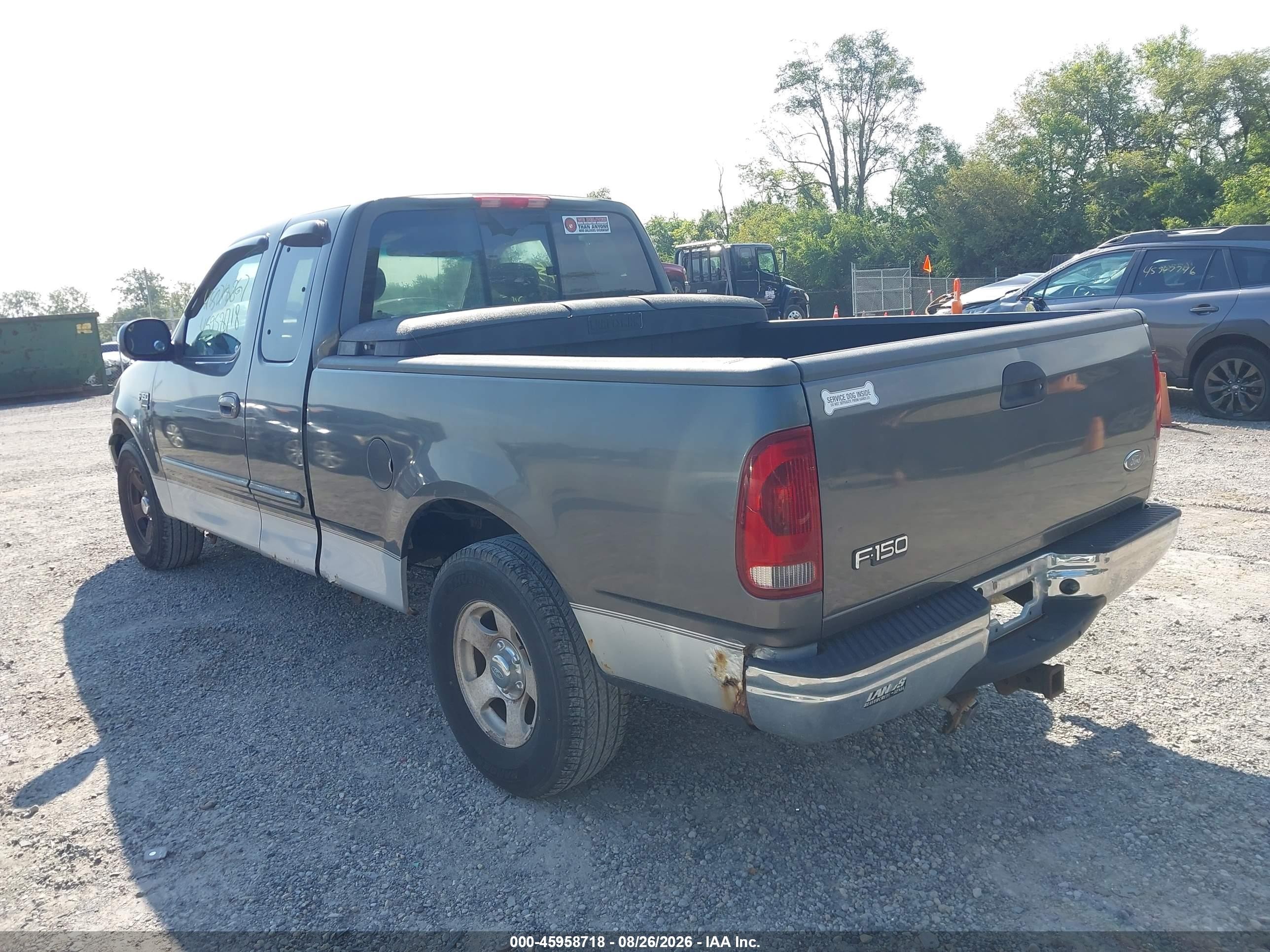 2002 Ford F150   Серый vin: 1FTRX17W82NA19615