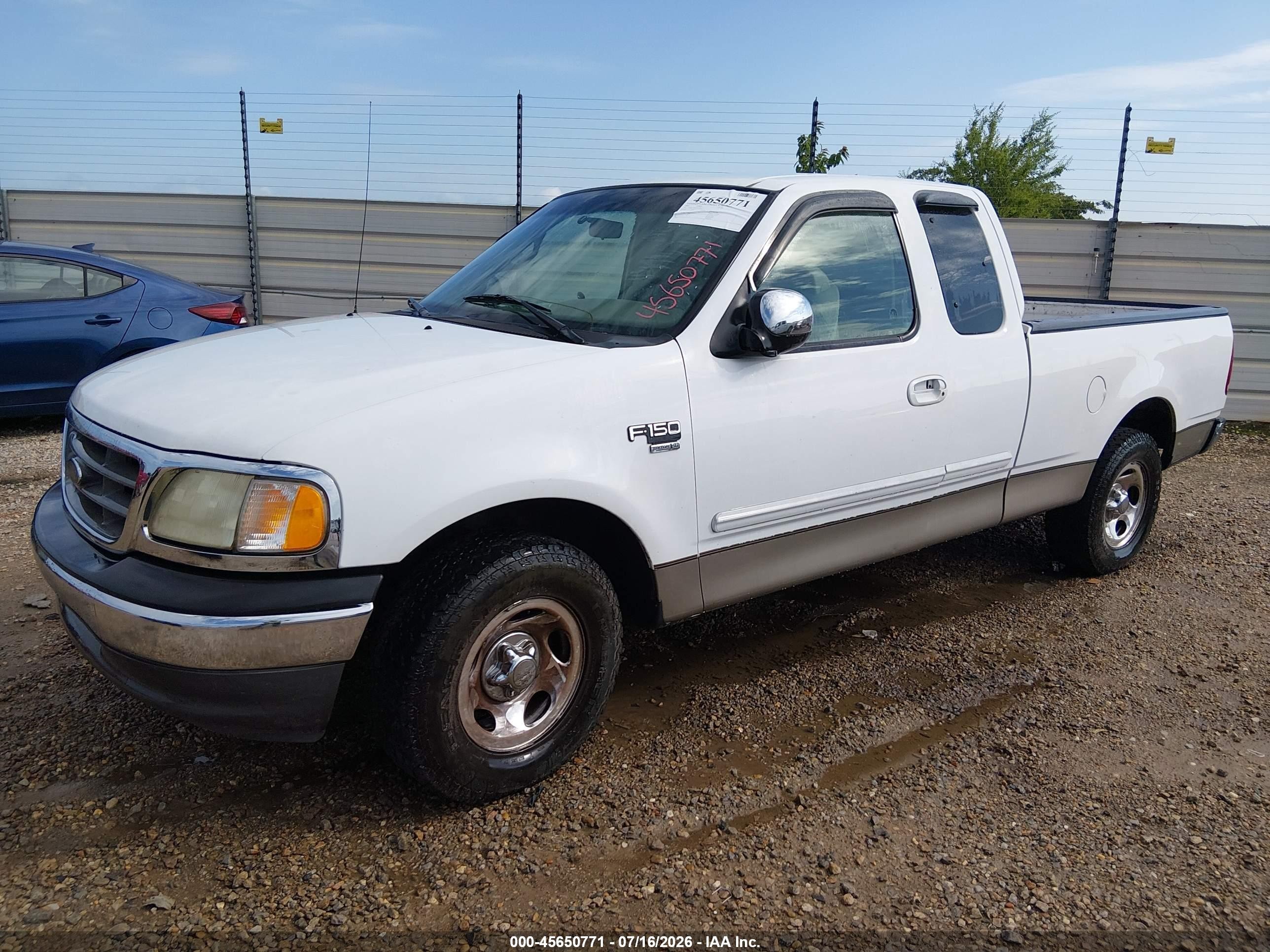 2002 Ford F-150 Lariat/xl/xlt White vin: 1FTRX17W82NA59497