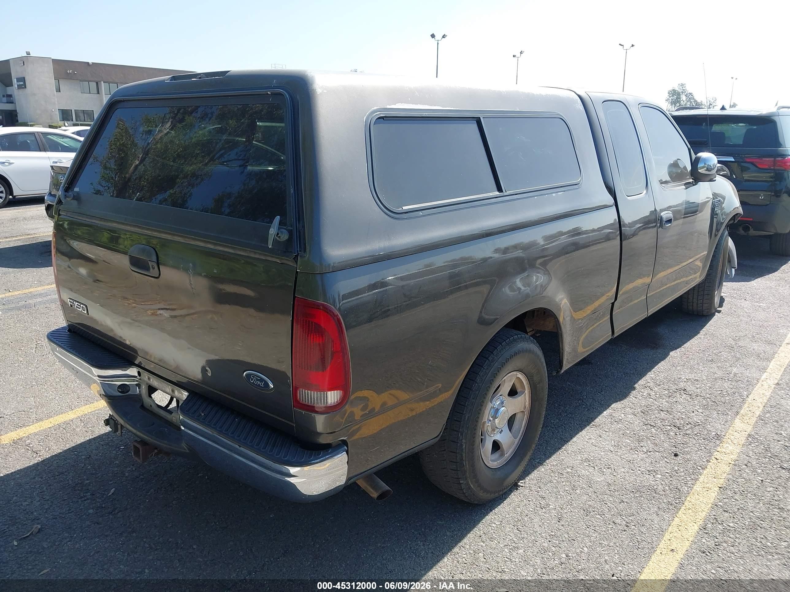 2002 Ford F-150 Lariat/xl/xlt Gray vin: 1FTRX17W82NA76154
