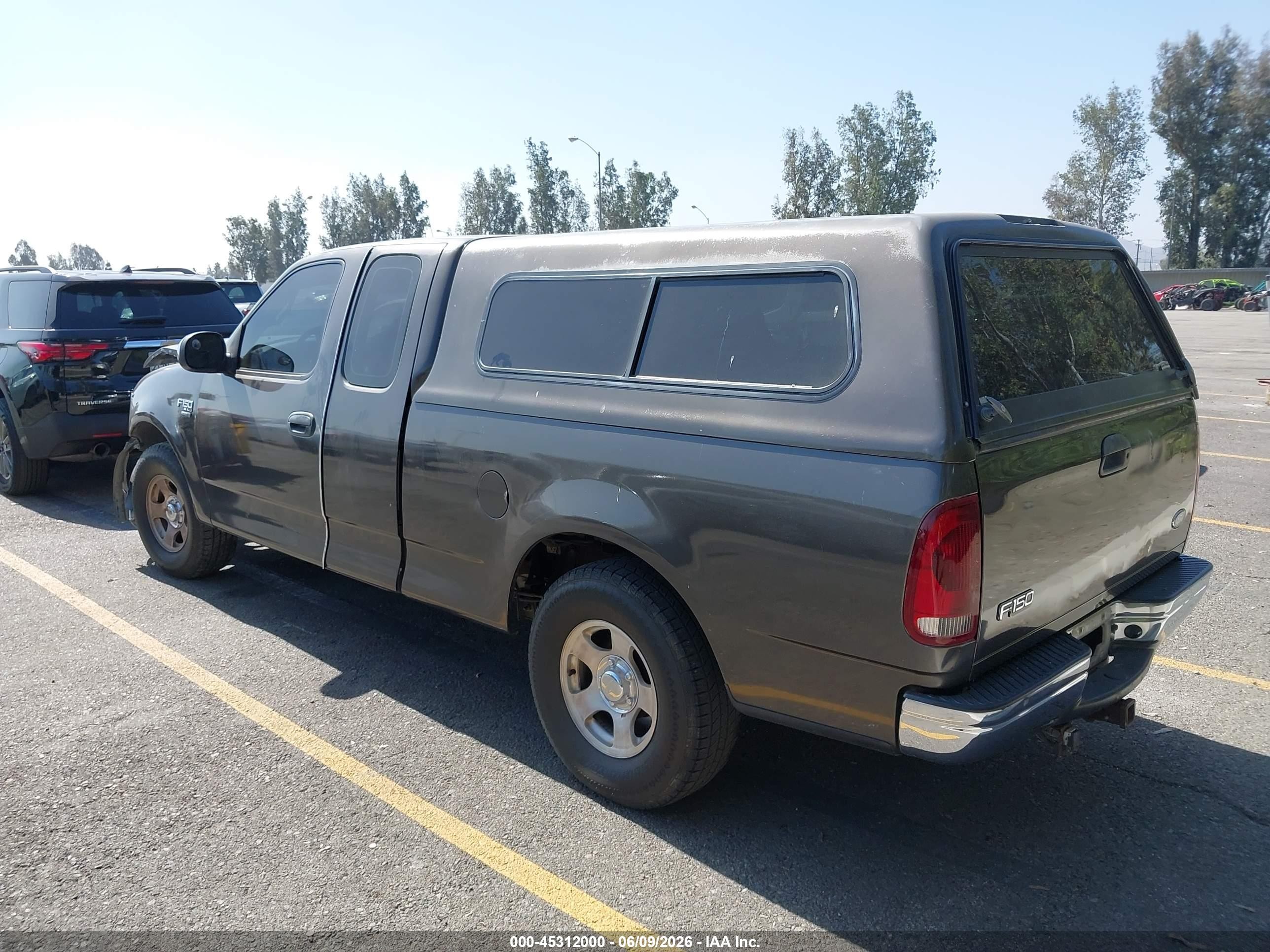 2002 Ford F-150 Lariat/xl/xlt Gray vin: 1FTRX17W82NA76154