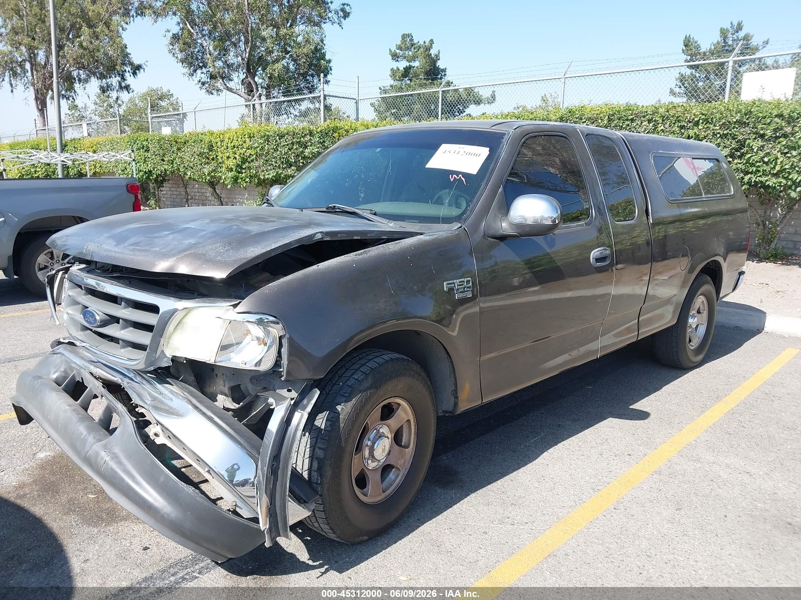 2002 Ford F-150 Lariat/xl/xlt Gray vin: 1FTRX17W82NA76154