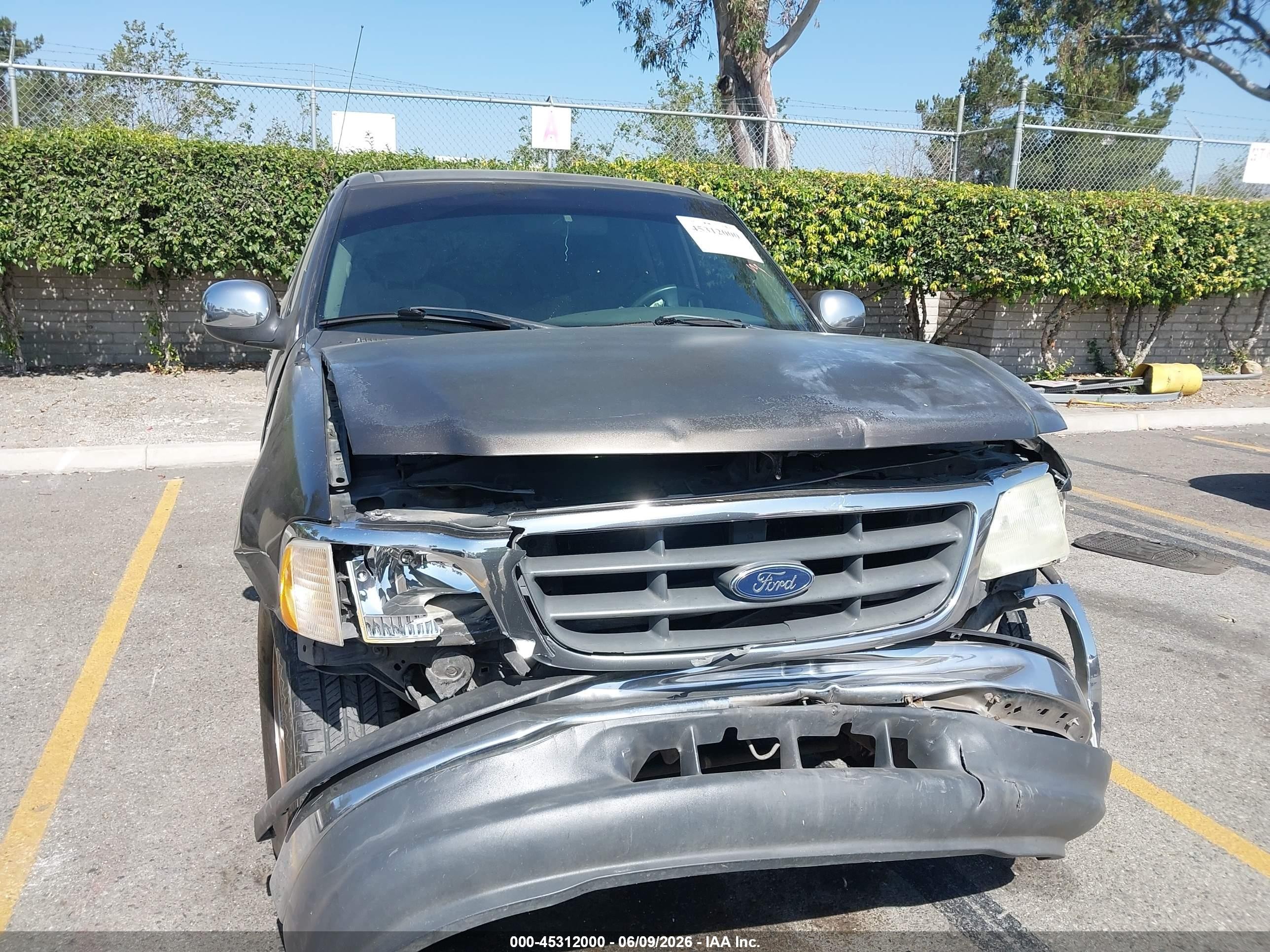 2002 Ford F-150 Lariat/xl/xlt Gray vin: 1FTRX17W82NA76154