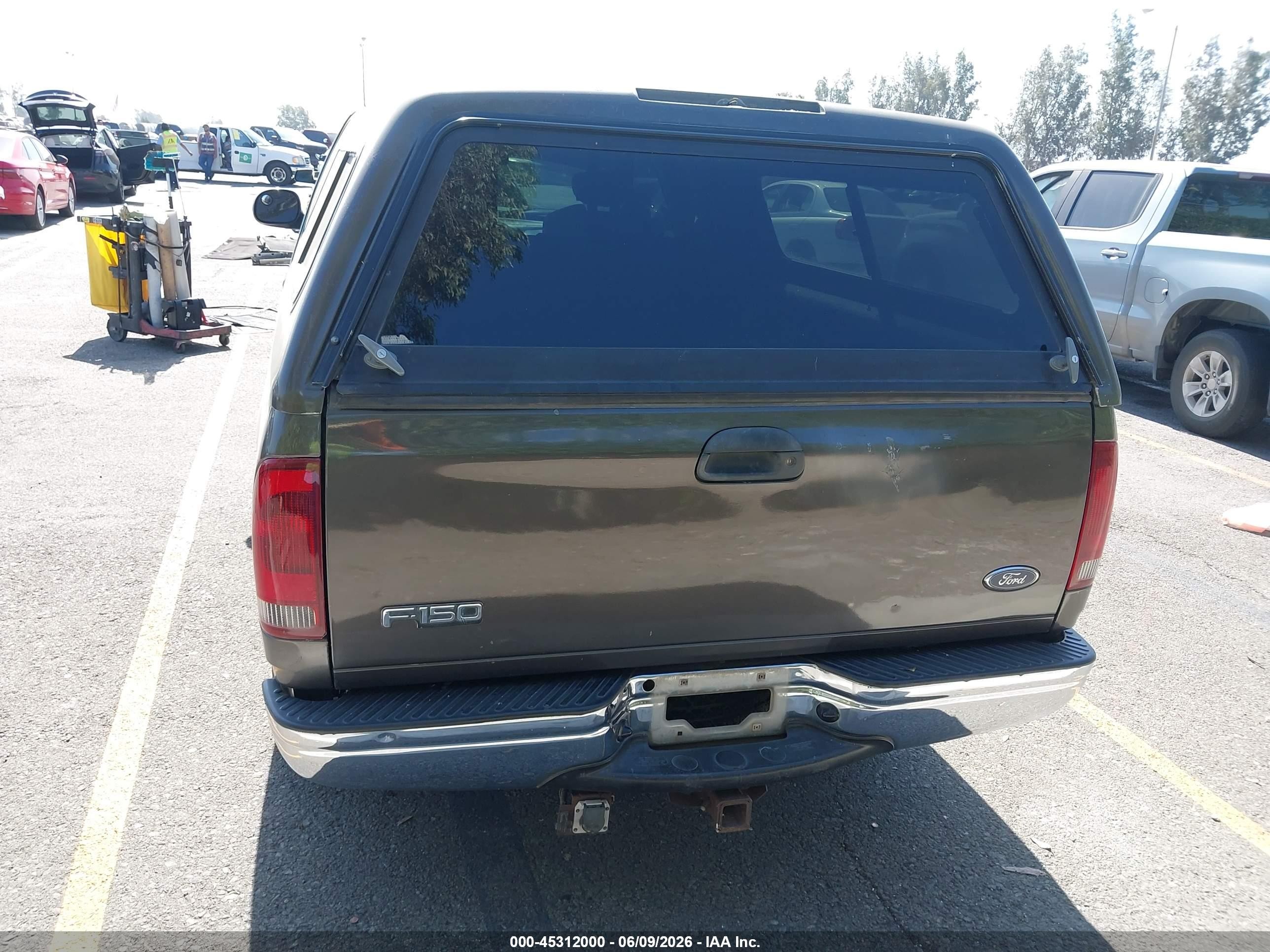 2002 Ford F-150 Lariat/xl/xlt Gray vin: 1FTRX17W82NA76154