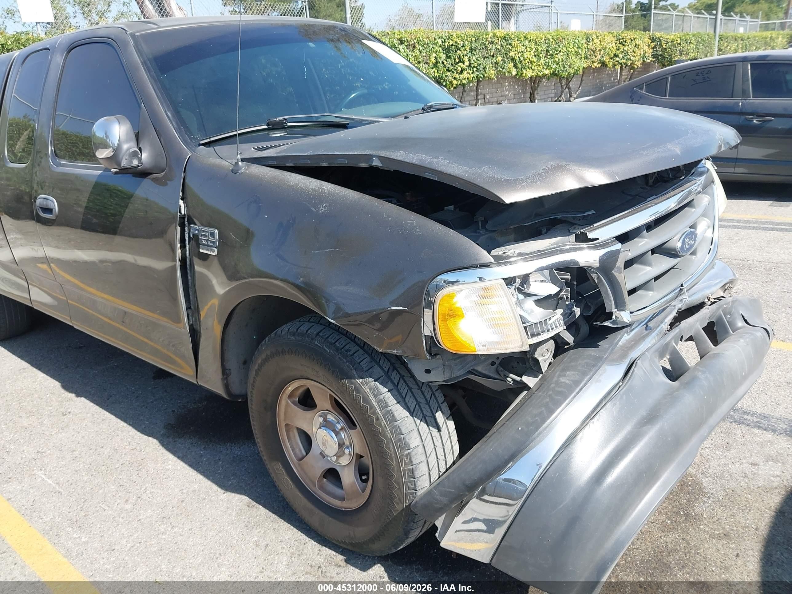 2002 Ford F-150 Lariat/xl/xlt Gray vin: 1FTRX17W82NA76154