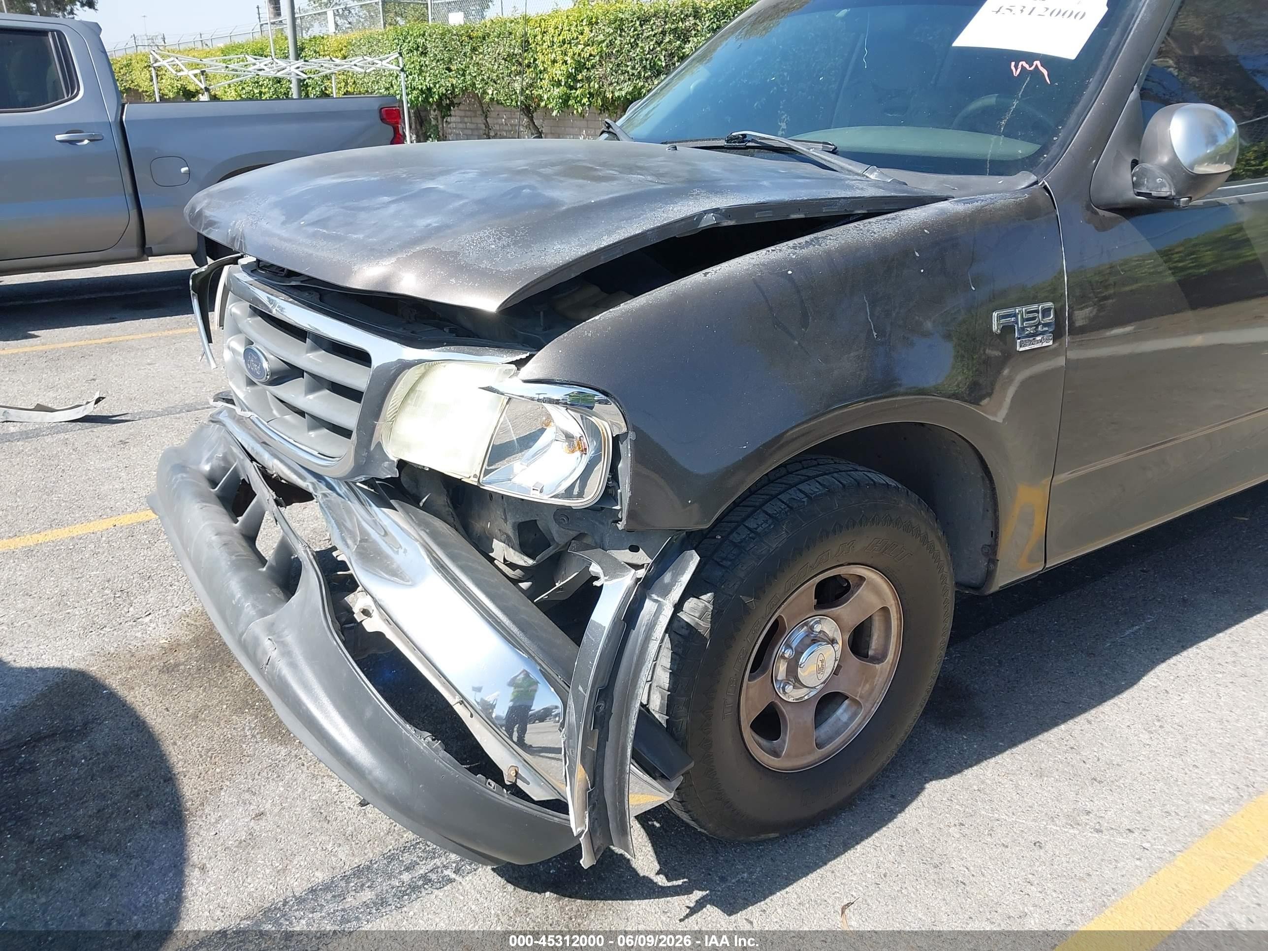 2002 Ford F-150 Lariat/xl/xlt Gray vin: 1FTRX17W82NA76154