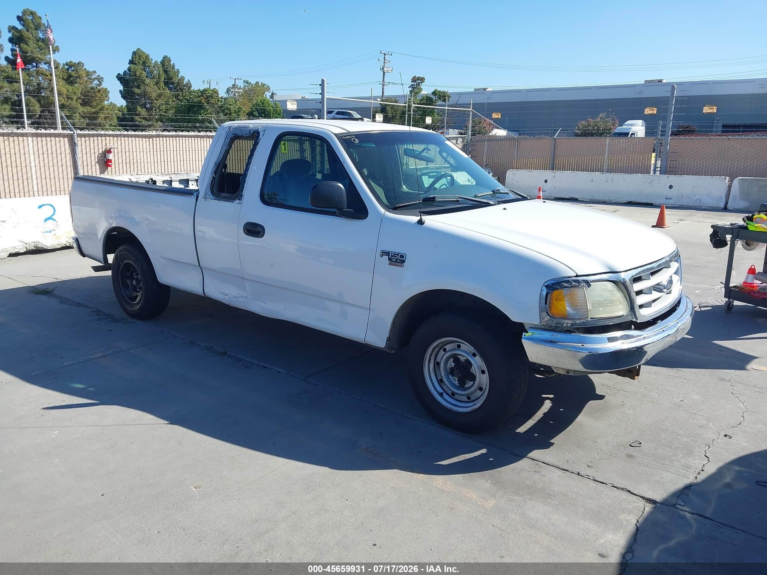 2002 Ford F-150 Lariat/xl/xlt White vin: 1FTRX17W92KC62349