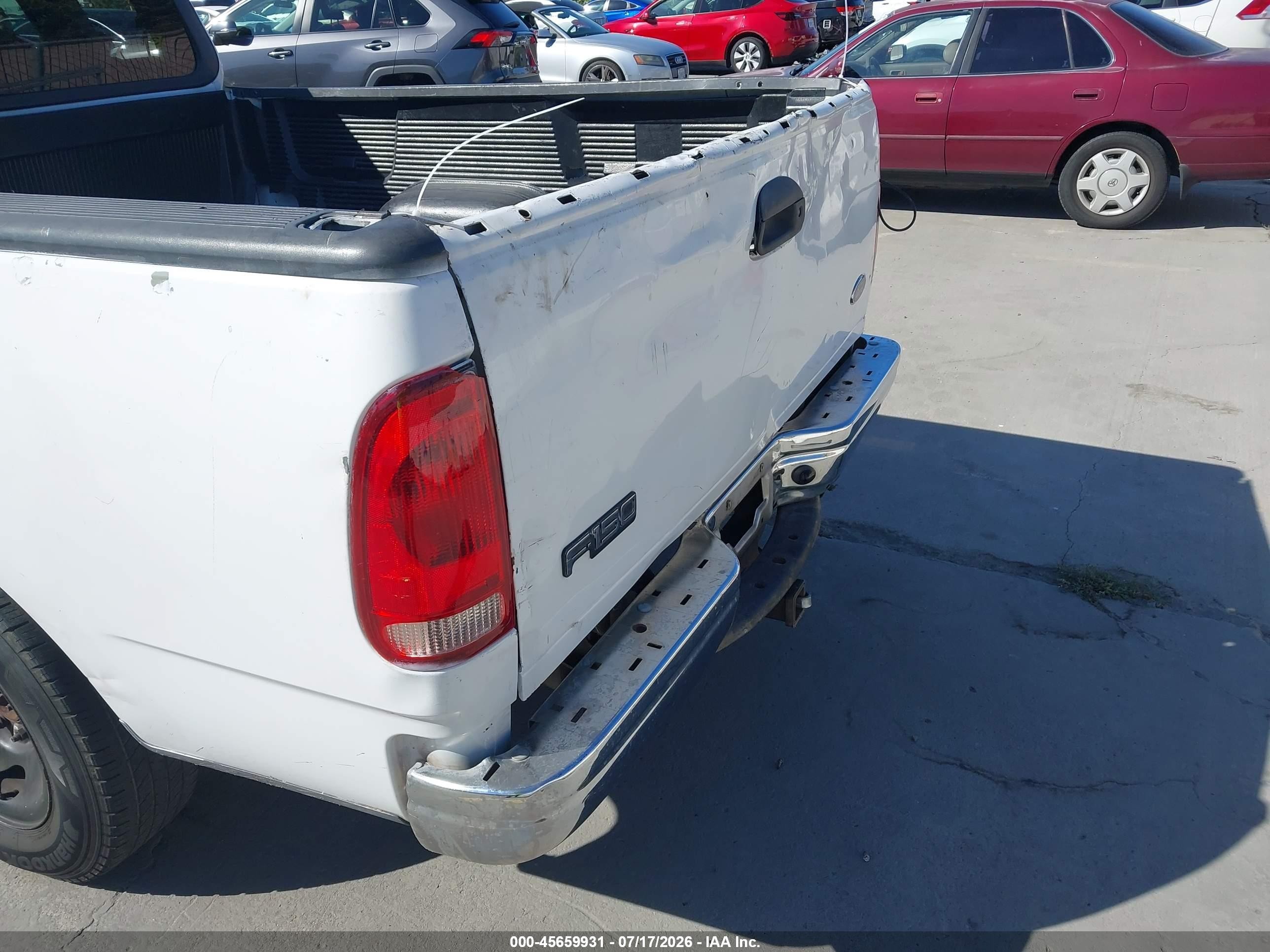 2002 Ford F-150 Lariat/xl/xlt White vin: 1FTRX17W92KC62349