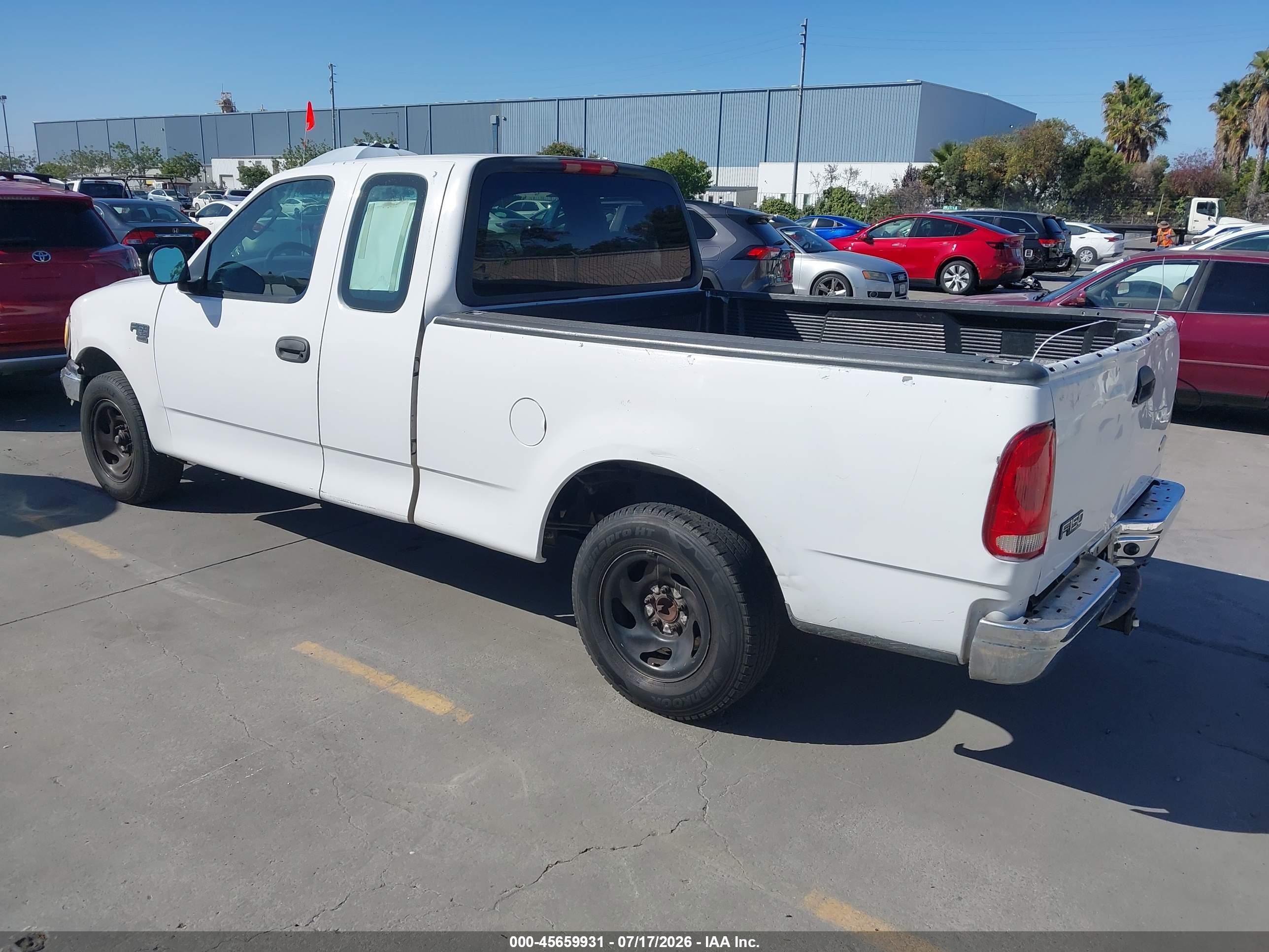 2002 Ford F-150 Lariat/xl/xlt White vin: 1FTRX17W92KC62349