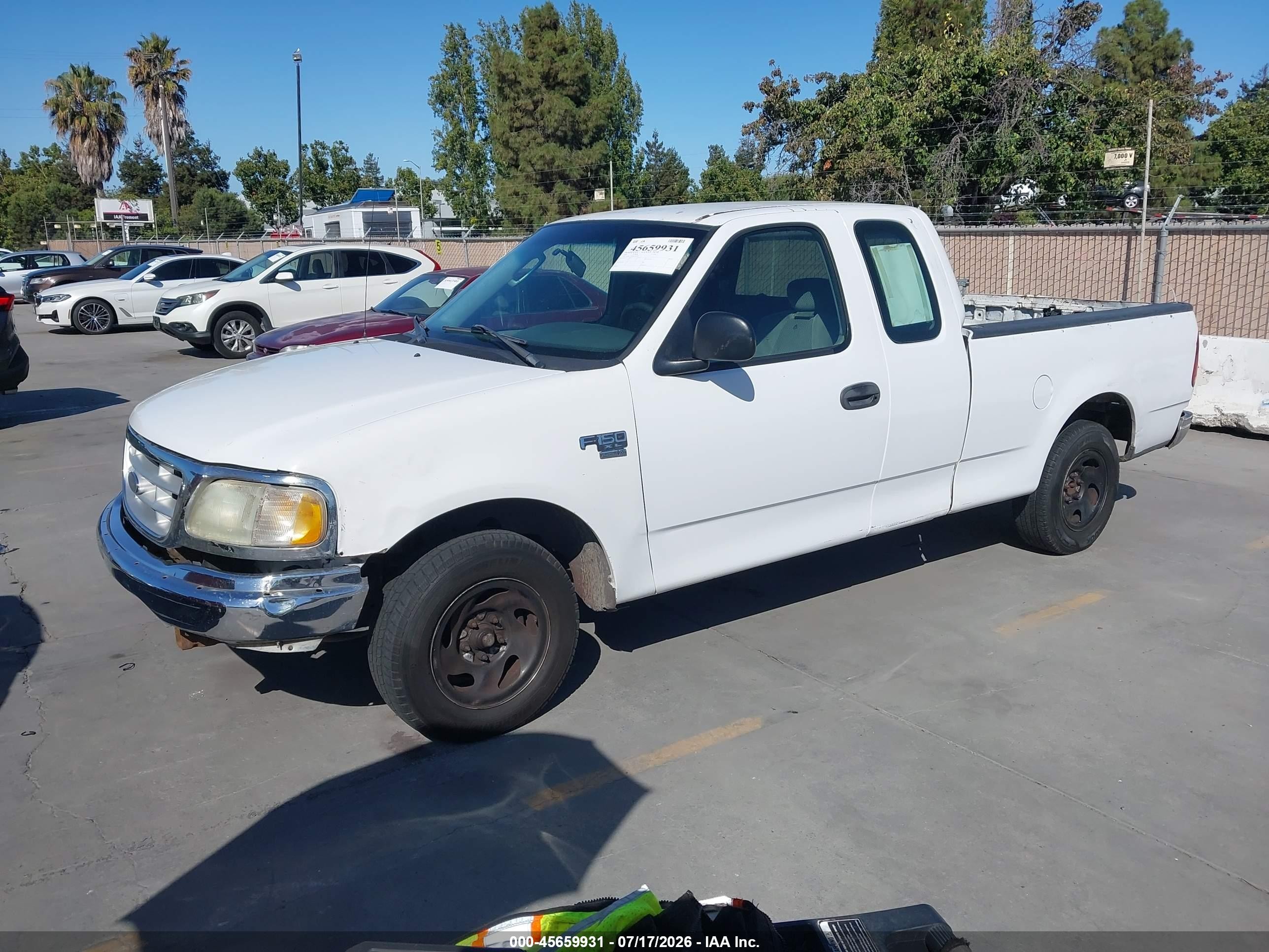 2002 Ford F-150 Lariat/xl/xlt White vin: 1FTRX17W92KC62349