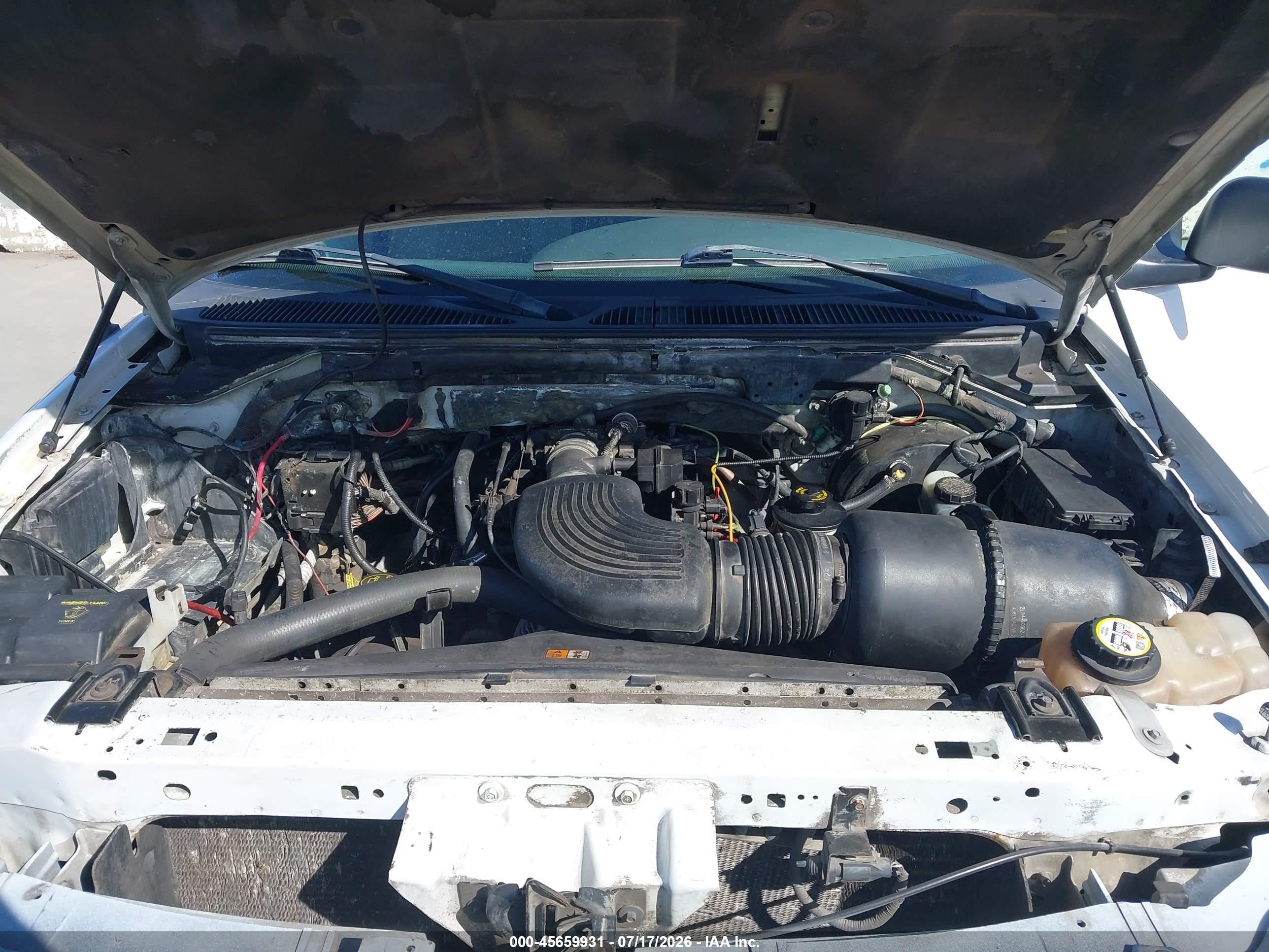 2002 Ford F-150 Lariat/xl/xlt White vin: 1FTRX17W92KC62349