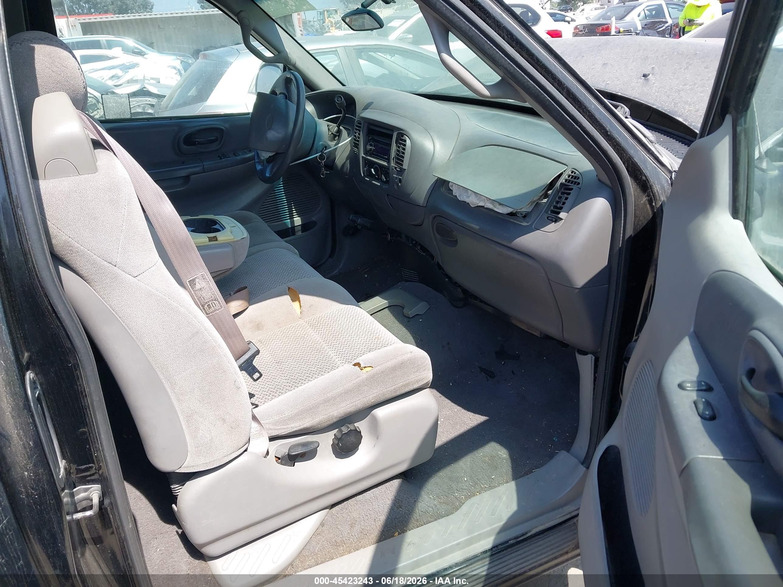 2002 Ford F-150 Lariat/xl/xlt Black vin: 1FTRX17W92NA59623