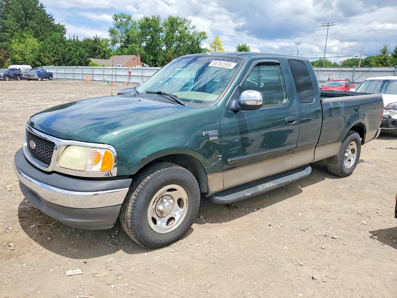 2002 Ford F150 Green vin: 1FTRX17W92NB58989