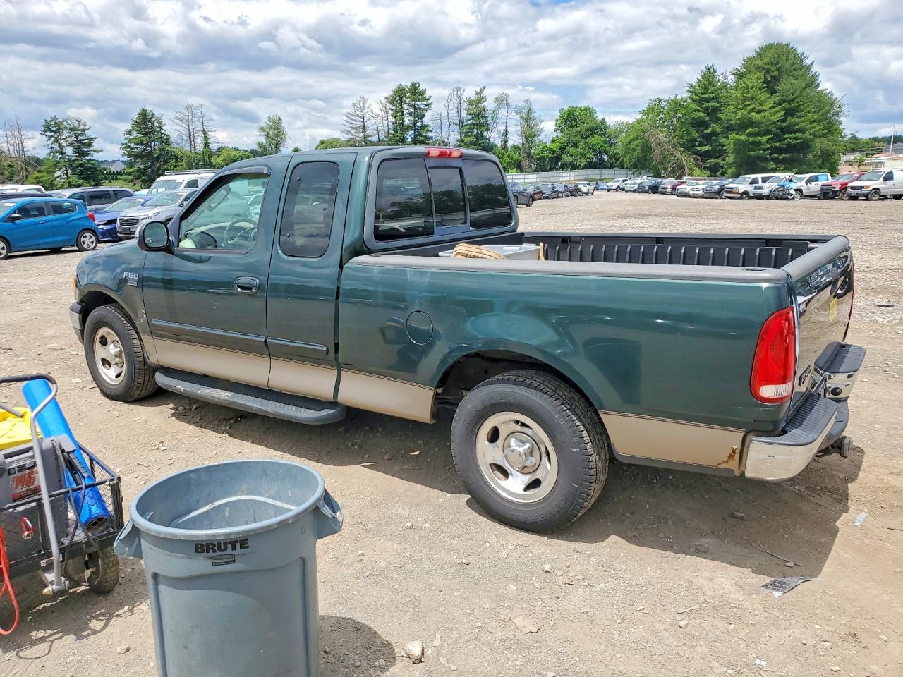 2002 Ford F150 Green vin: 1FTRX17W92NB58989