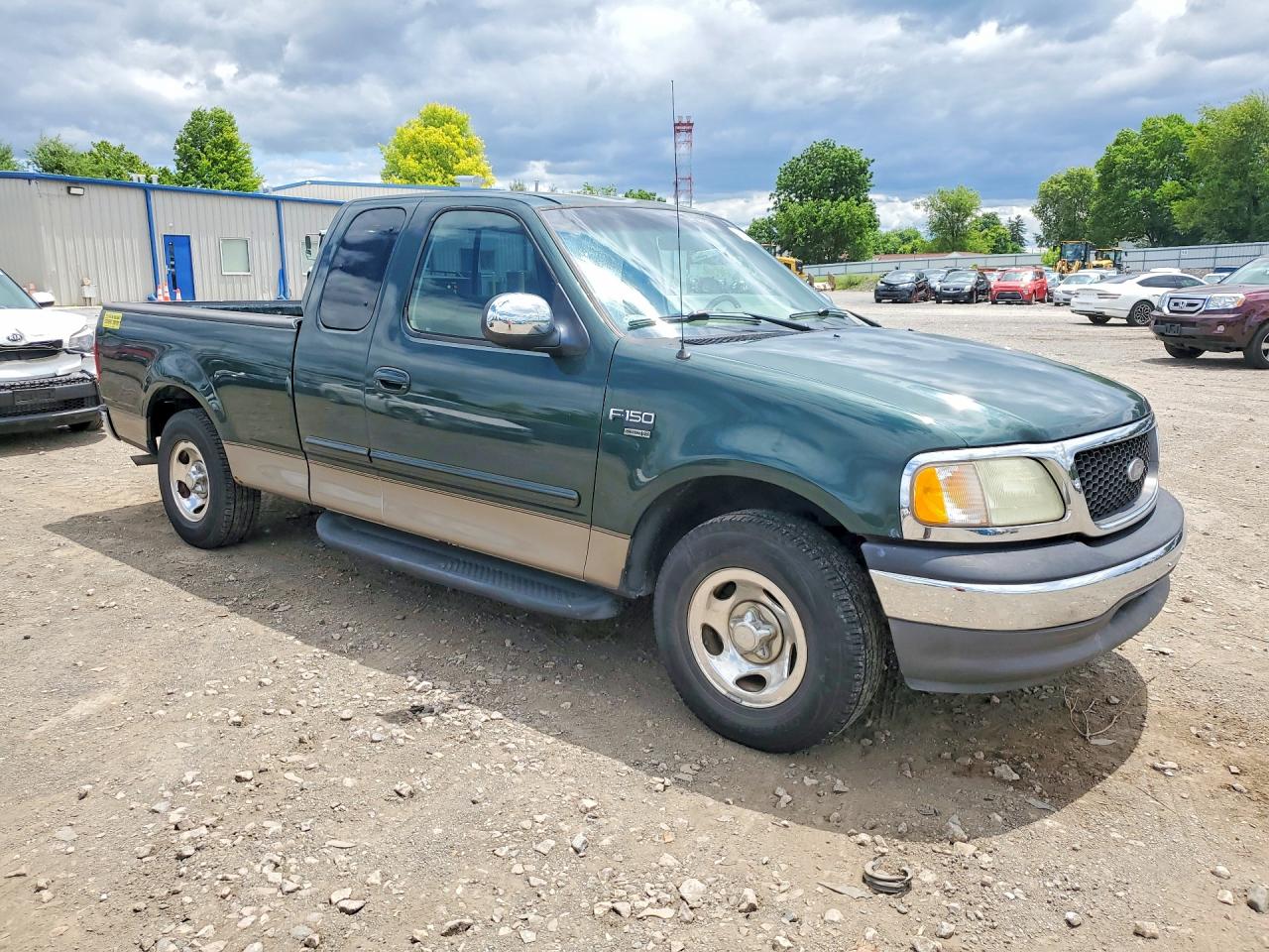2002 Ford F150 Green vin: 1FTRX17W92NB58989