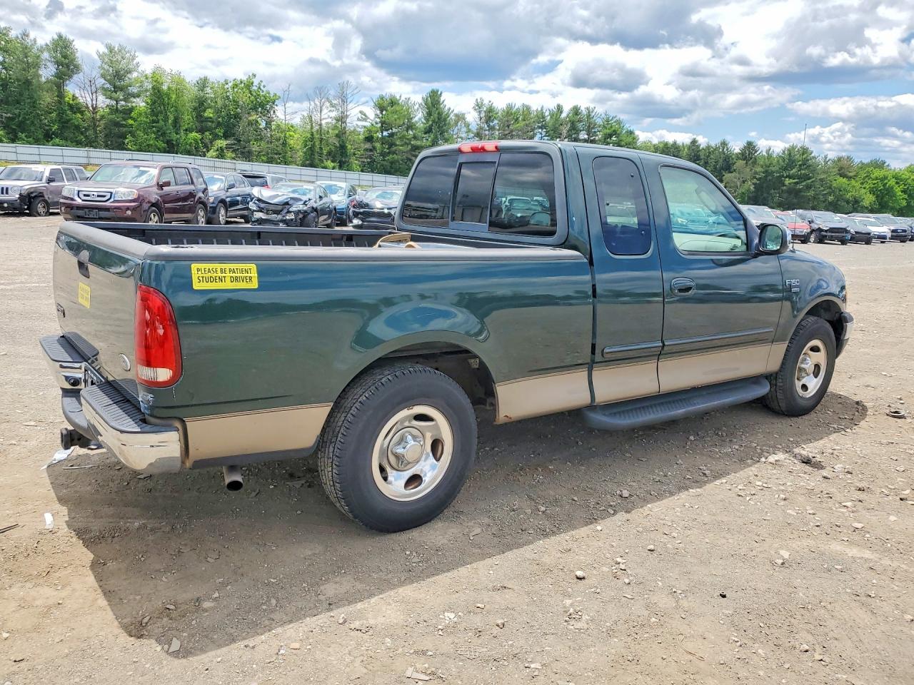 2002 Ford F150 Green vin: 1FTRX17W92NB58989