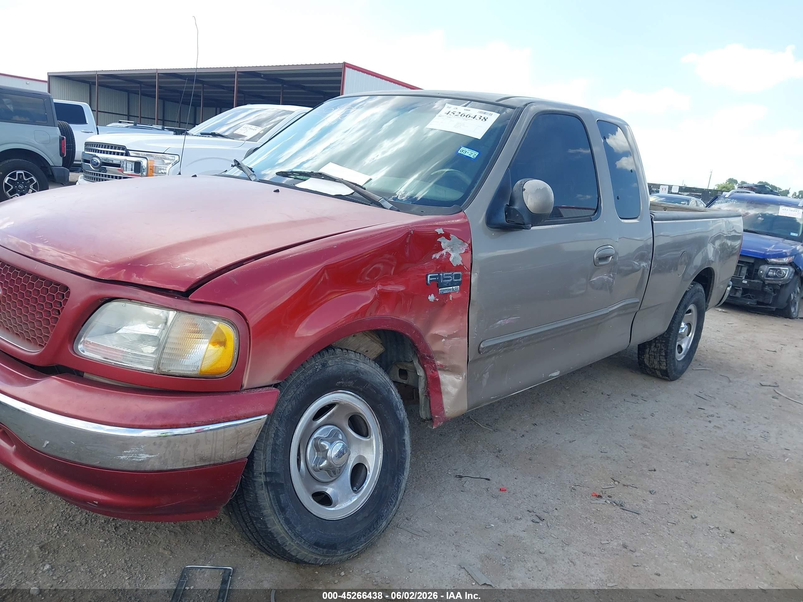 2002 Ford F-150 Lariat/xl/xlt Beige vin: 1FTRX17W92NB77347