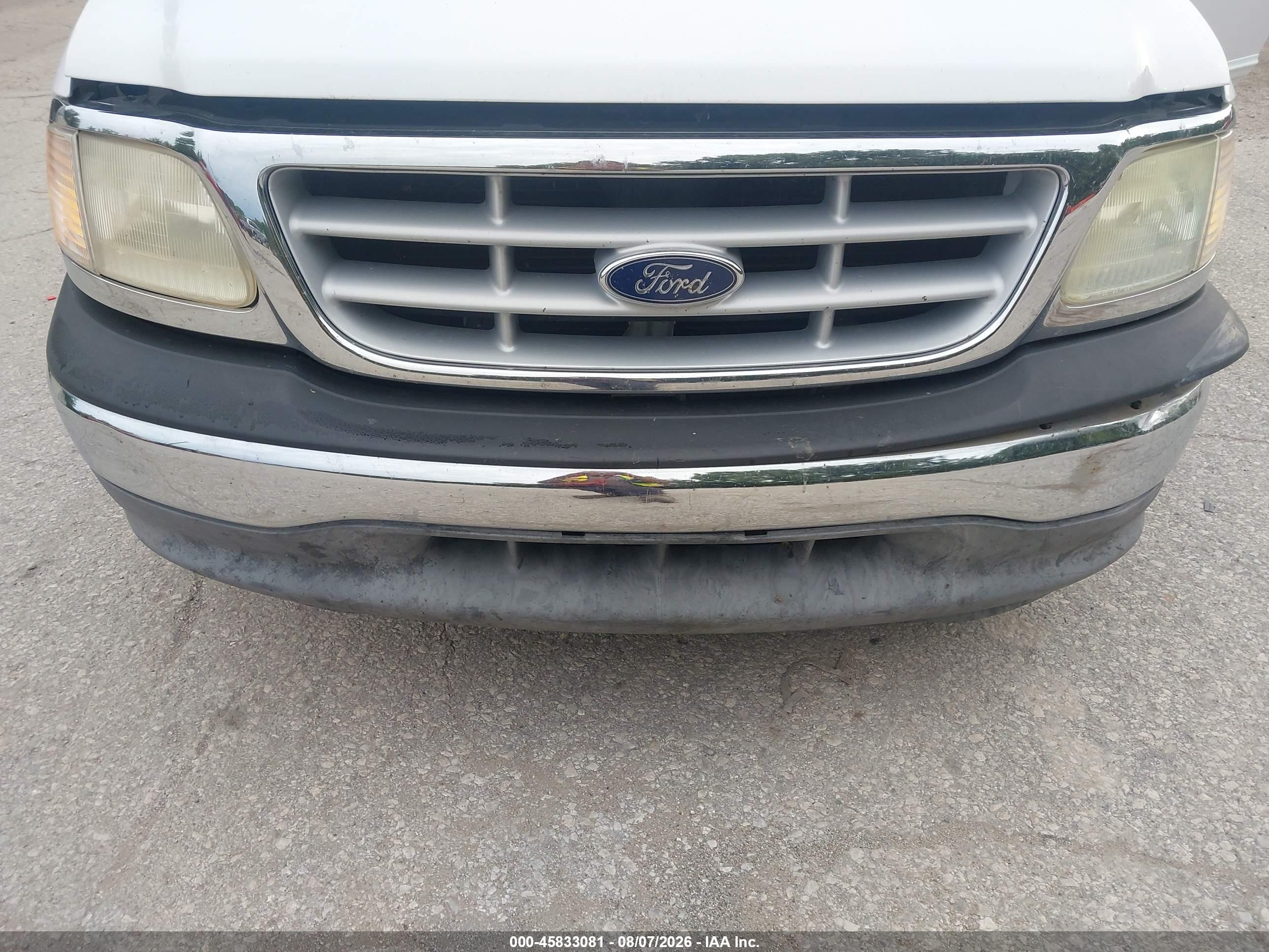 1999 Ford F-150 Lariat/work Series/xl/xlt White vin: 1FTRX17W9XKA06185