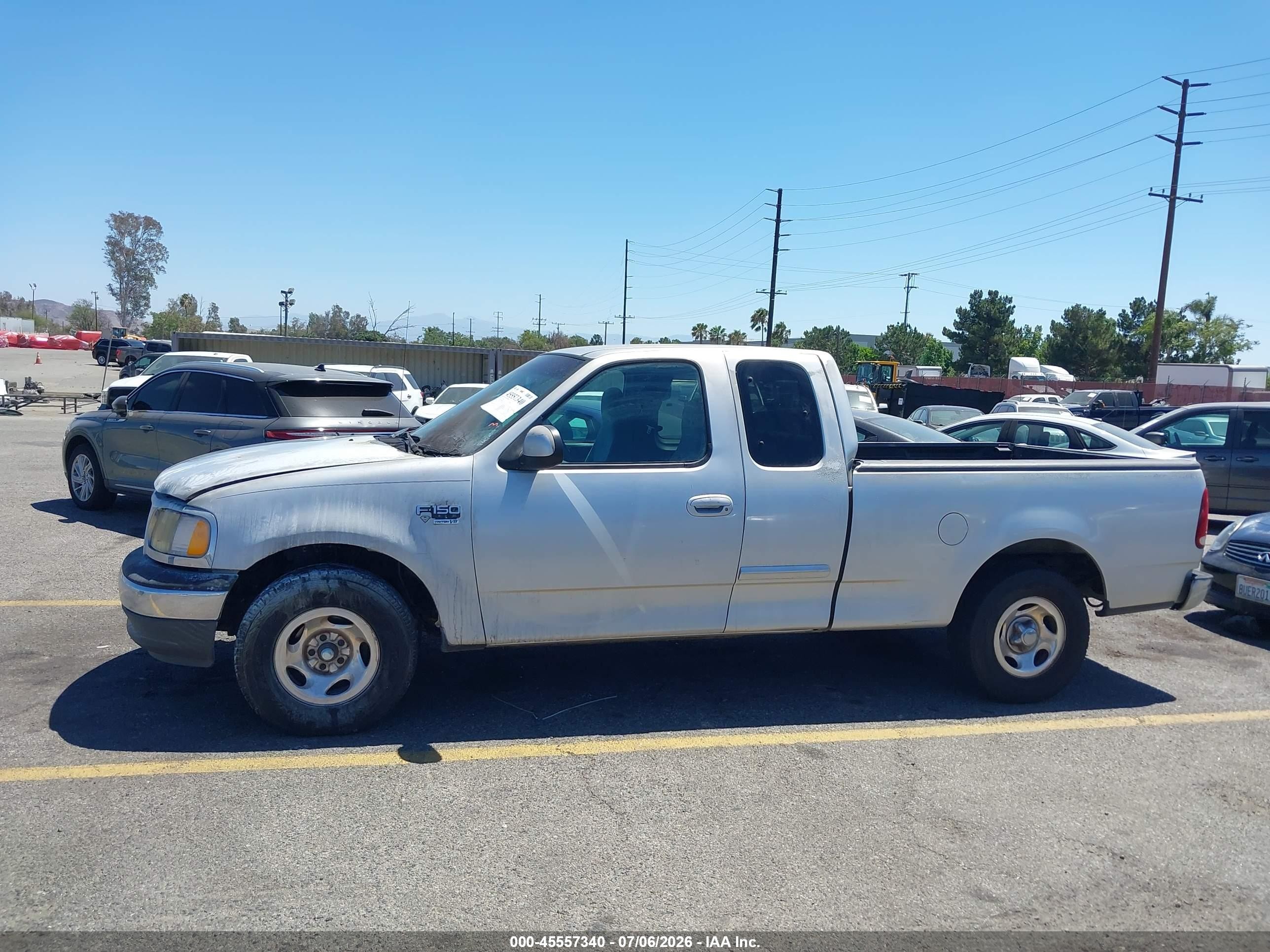 1999 Ford F-150 Lariat/work Series/xl/xlt Silver vin: 1FTRX17W9XKC17953