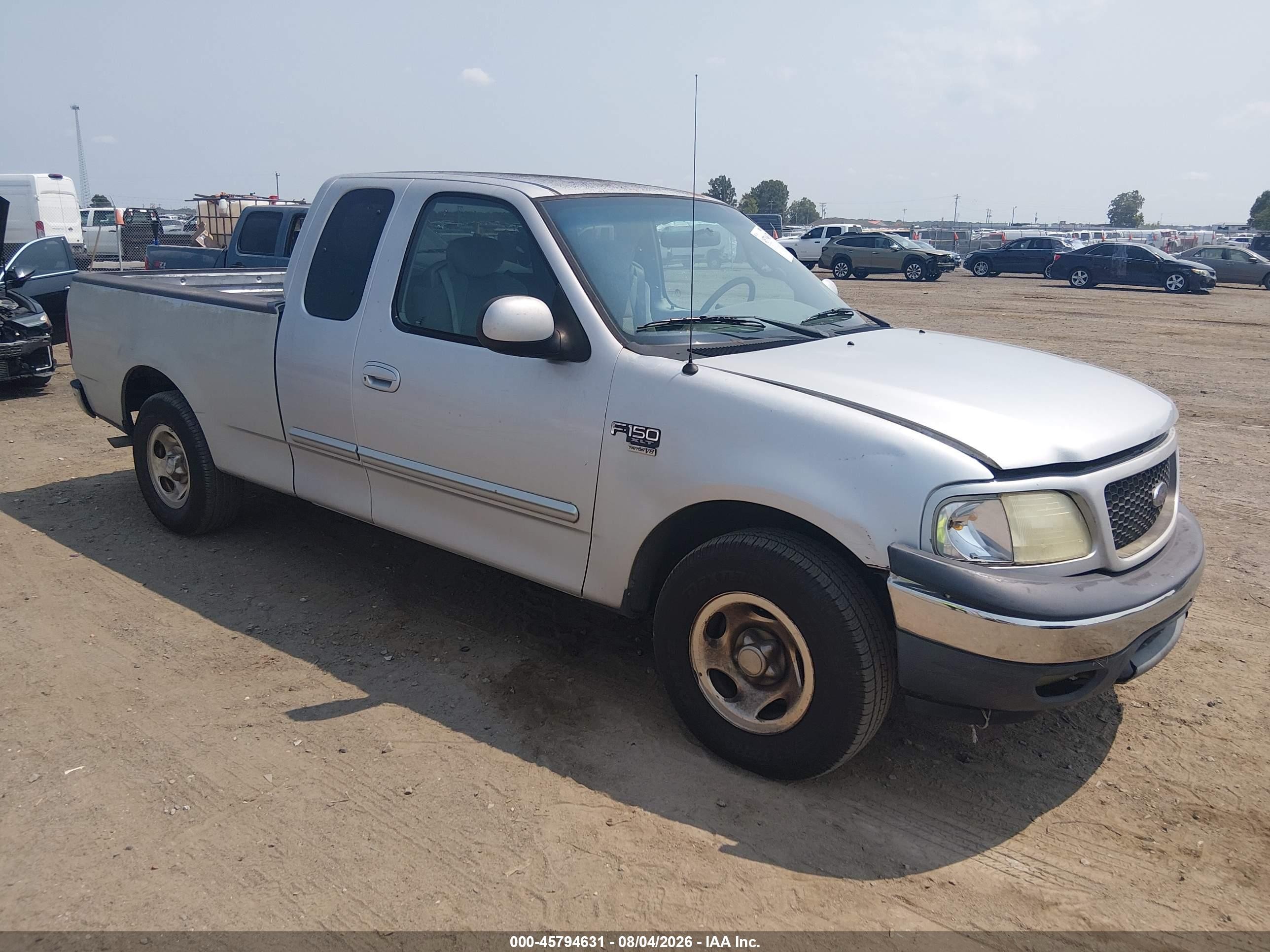 2002 Ford F-150 Lariat/xl/xlt Серебряный vin: 1FTRX17WX2NA44824