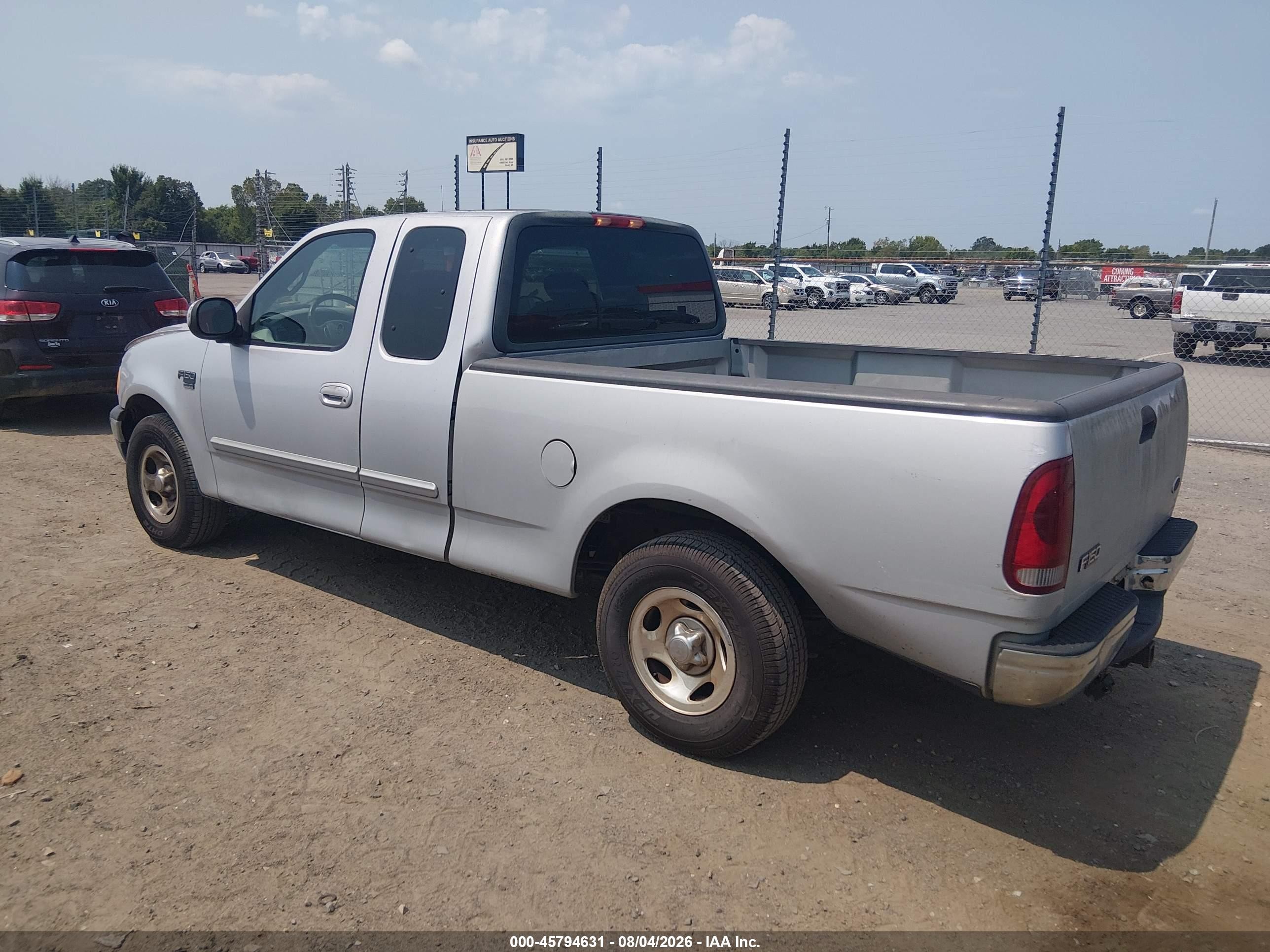 2002 Ford F-150 Lariat/xl/xlt Серебряный vin: 1FTRX17WX2NA44824