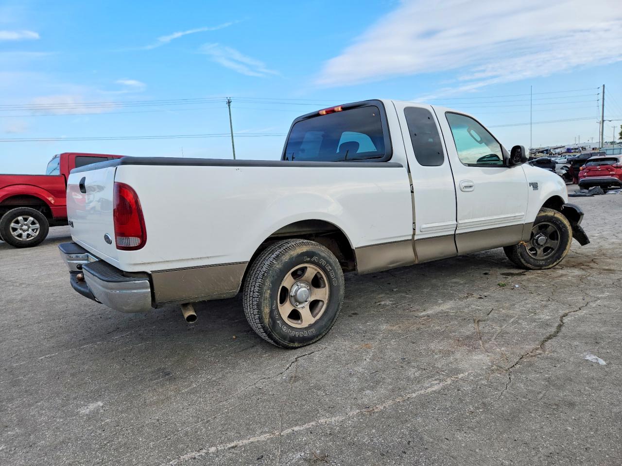 2002 Ford F150 White vin: 1FTRX17WX2NB27282