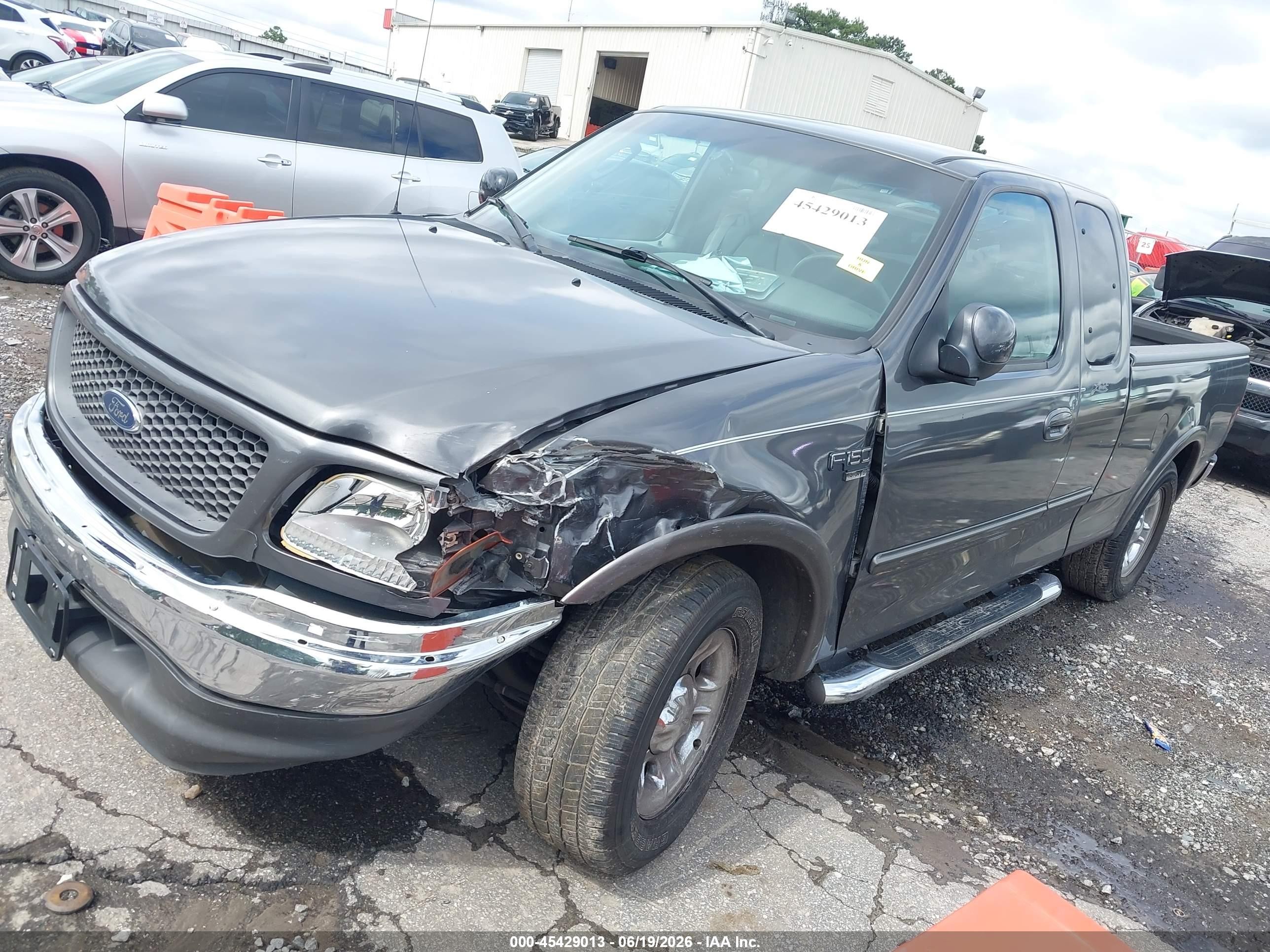 2002 Ford F-150 Lariat/xl/xlt Gray vin: 1FTRX17WX2NB55261