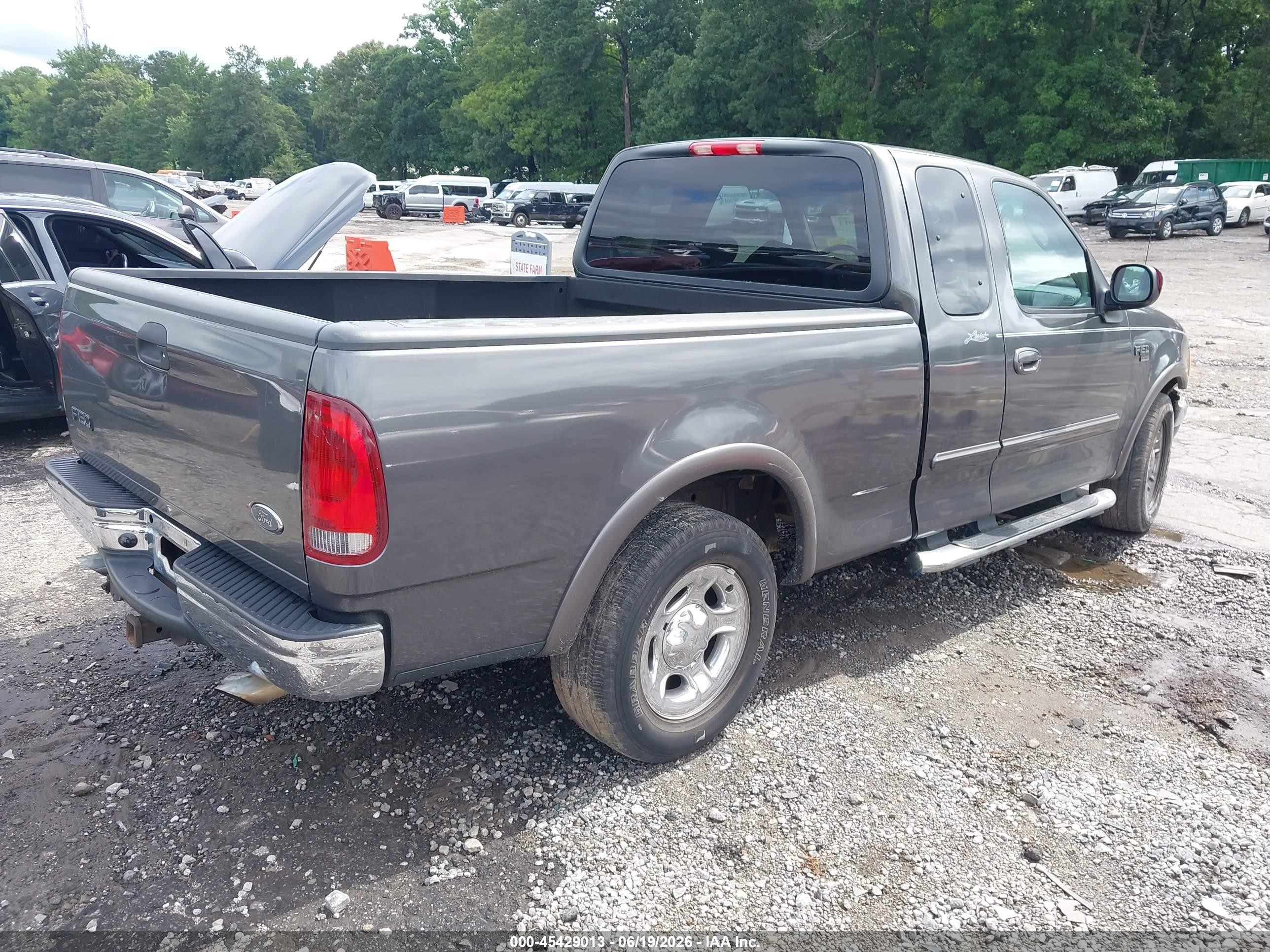 2002 Ford F-150 Lariat/xl/xlt Gray vin: 1FTRX17WX2NB55261