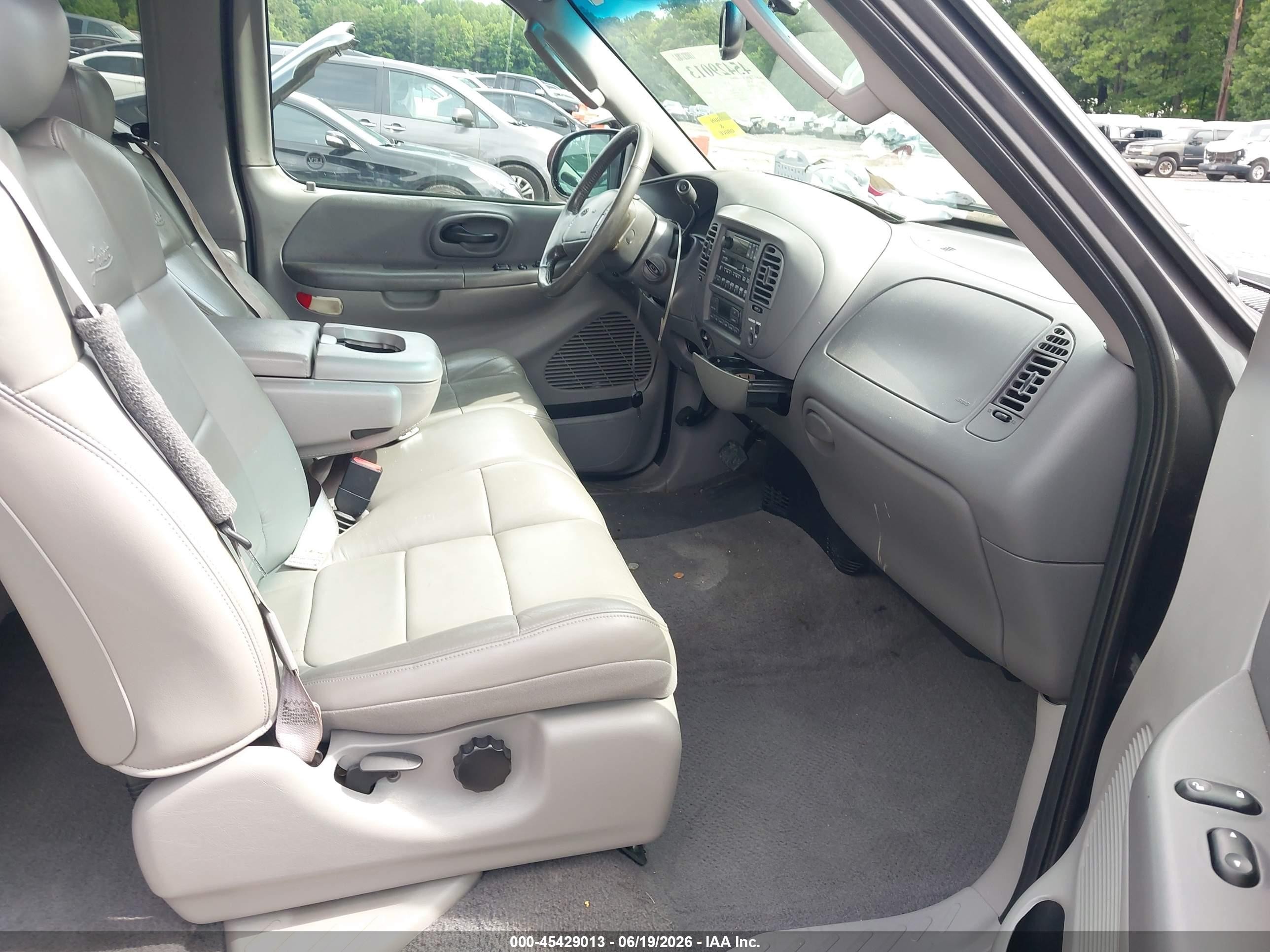 2002 Ford F-150 Lariat/xl/xlt Gray vin: 1FTRX17WX2NB55261