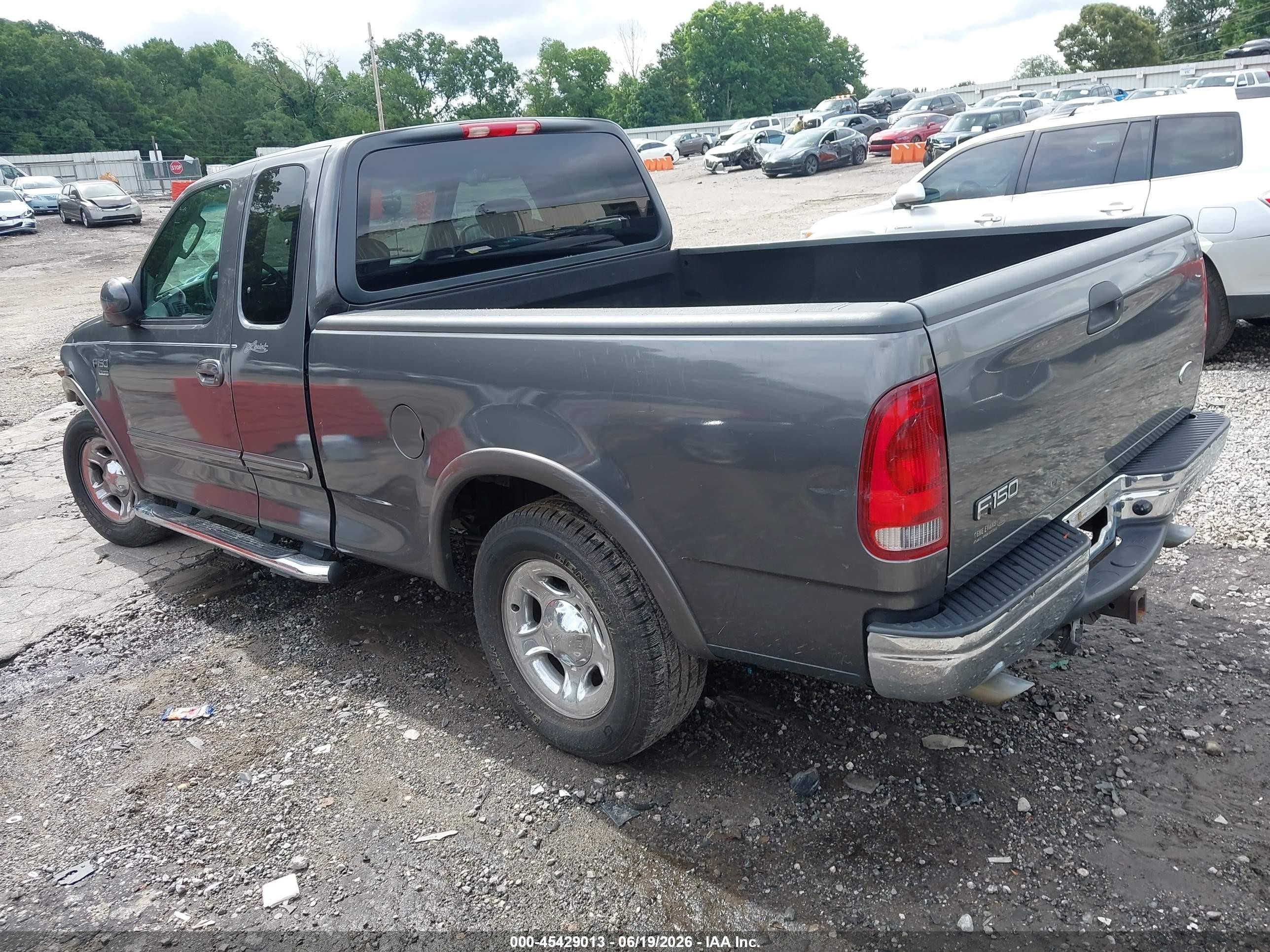 2002 Ford F-150 Lariat/xl/xlt Gray vin: 1FTRX17WX2NB55261