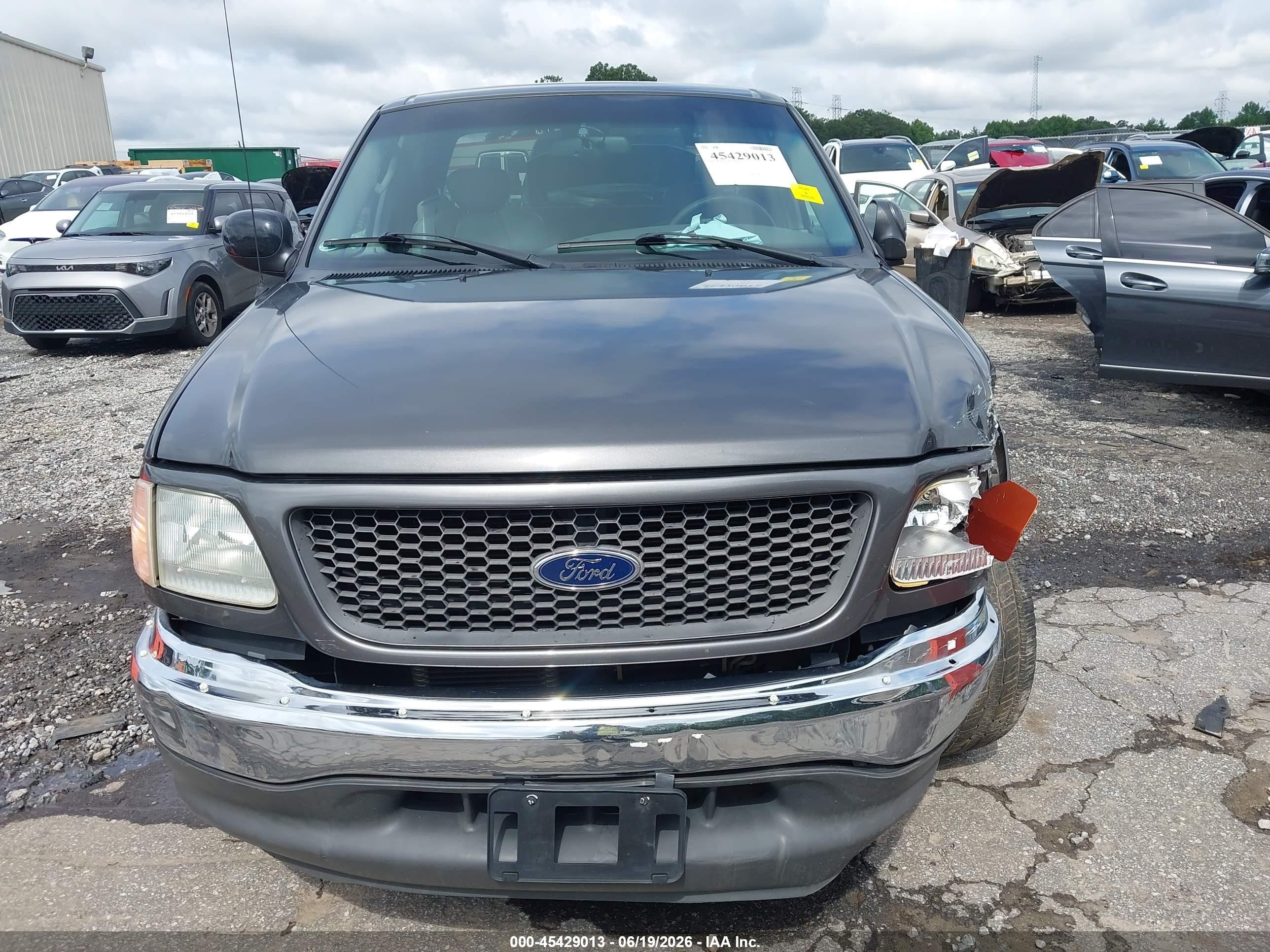 2002 Ford F-150 Lariat/xl/xlt Gray vin: 1FTRX17WX2NB55261