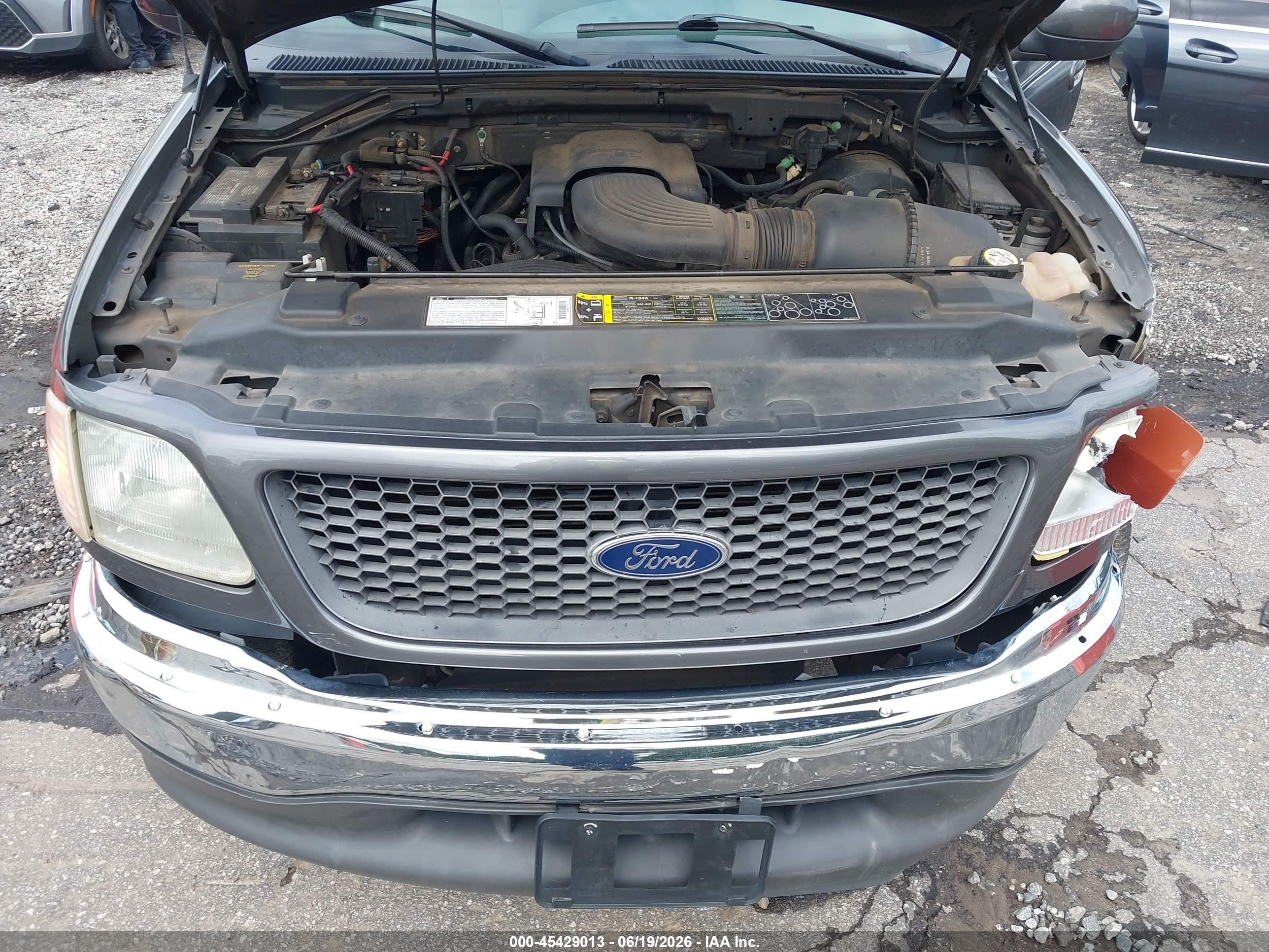 2002 Ford F-150 Lariat/xl/xlt Gray vin: 1FTRX17WX2NB55261