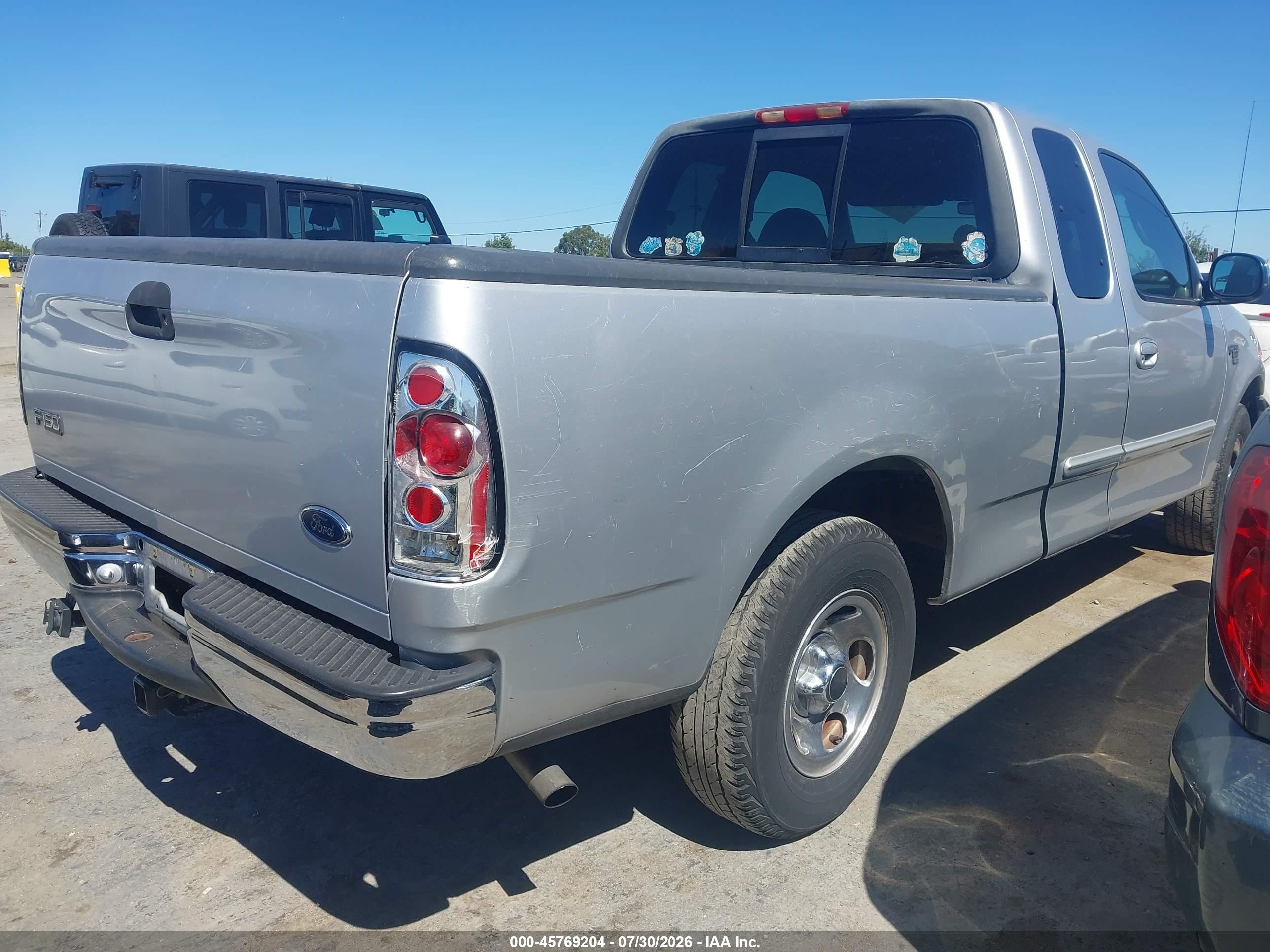 2000 Ford F-150 Lariat/work Series/xl/xlt Gray vin: 1FTRX17WXYKA29055