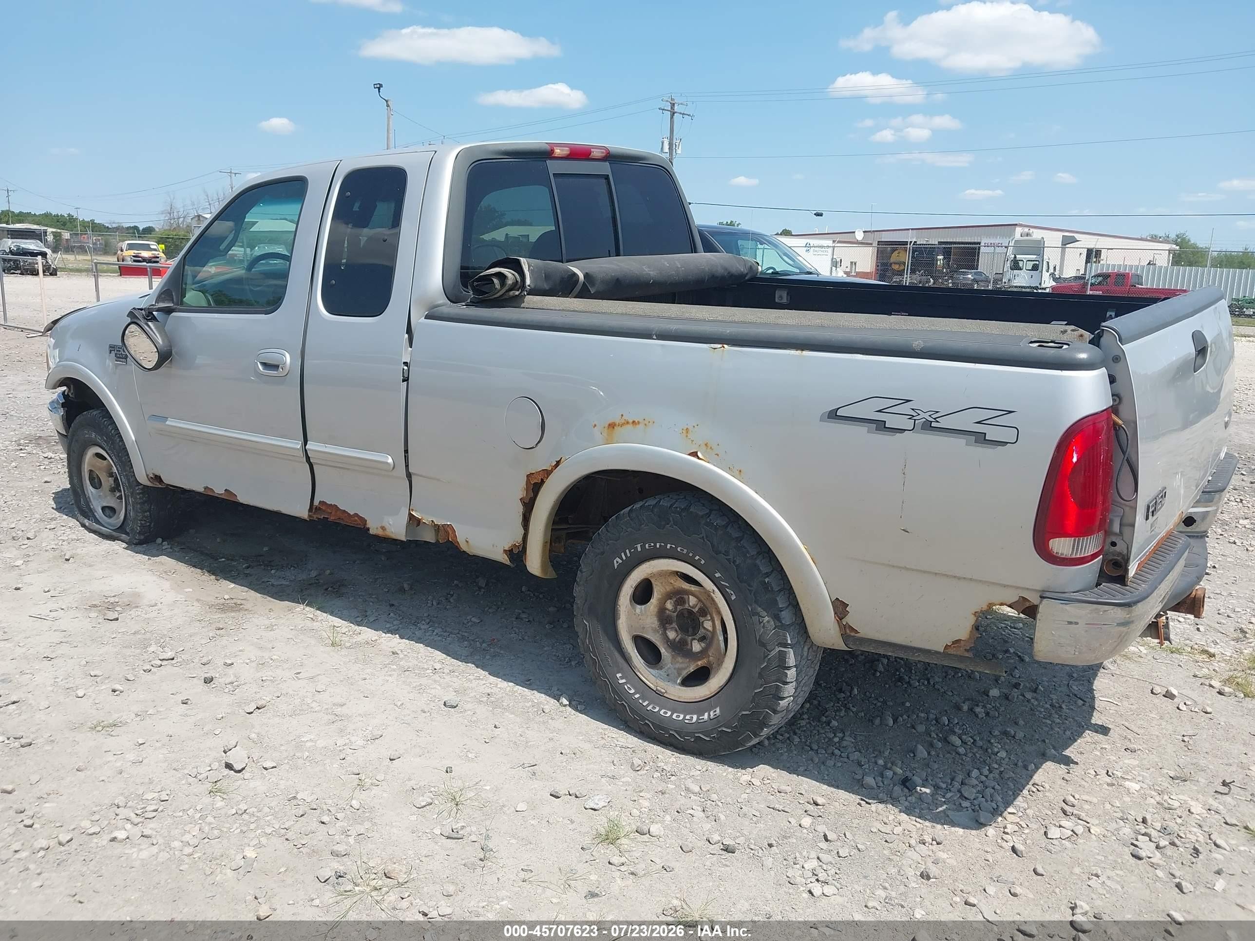 2001 Ford F-150 Lariat/xl/xlt Silver vin: 1FTRX18L01NA19045