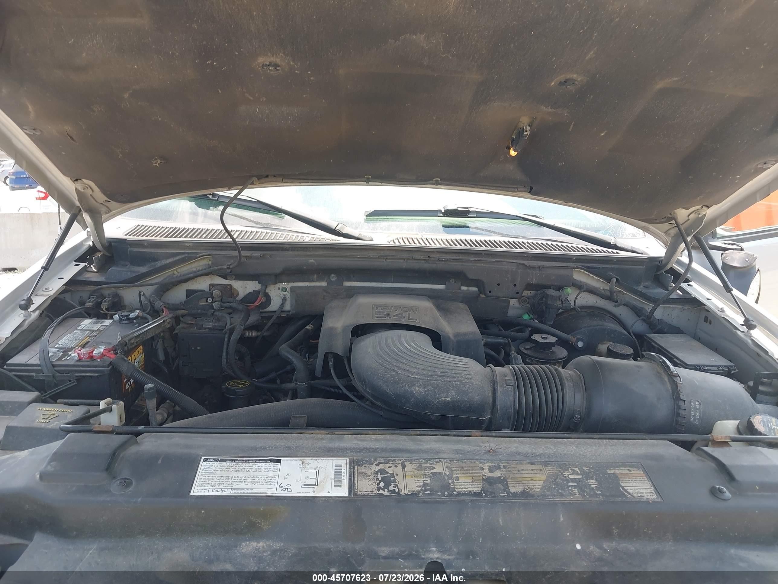 2001 Ford F-150 Lariat/xl/xlt Silver vin: 1FTRX18L01NA19045