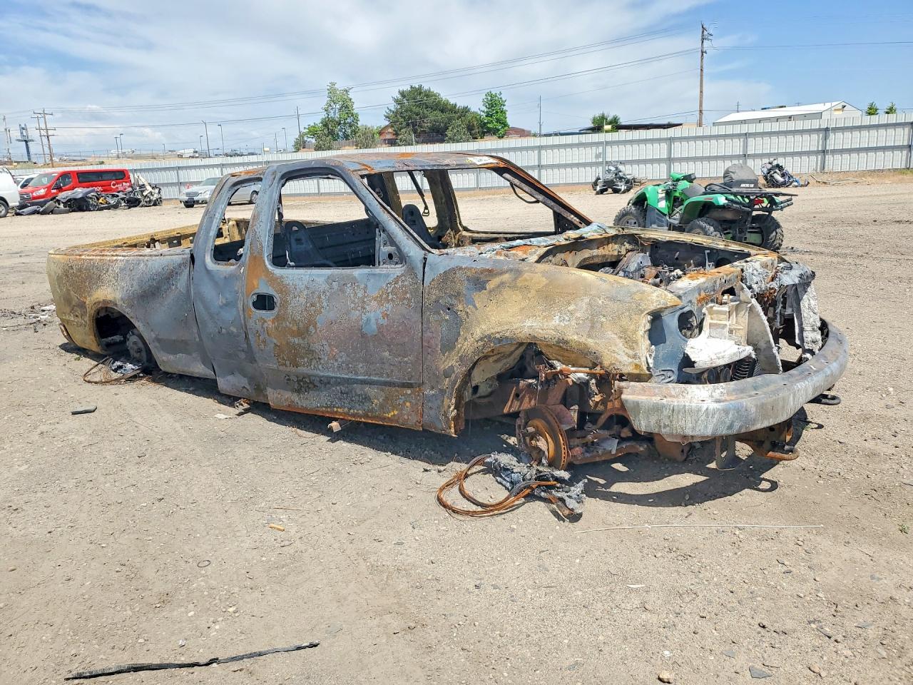 2001 Ford F150 Burn vin: 1FTRX18L01NA31390