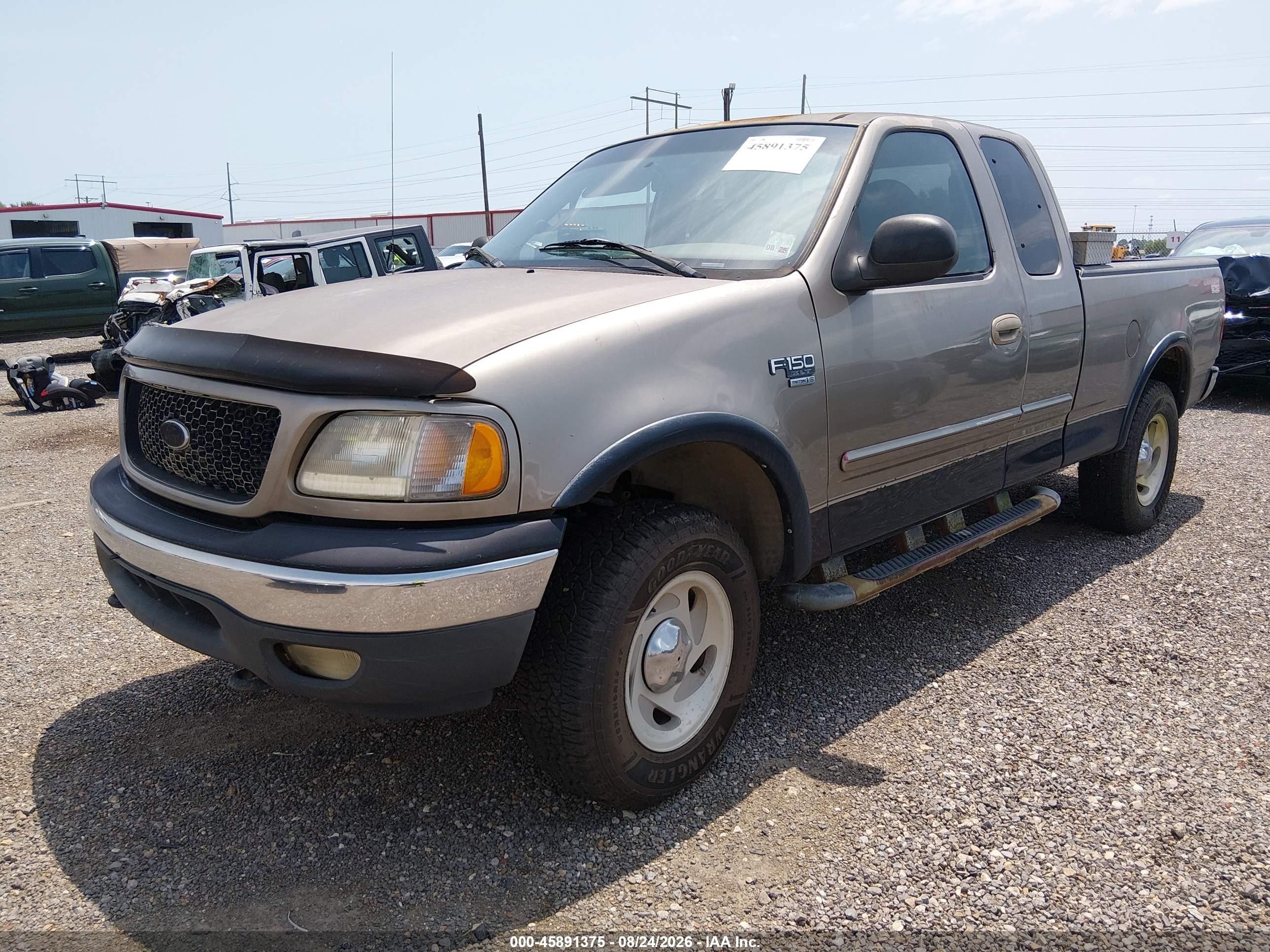 2001 Ford F-150 Lariat/xl/xlt Tan vin: 1FTRX18L01NA37092