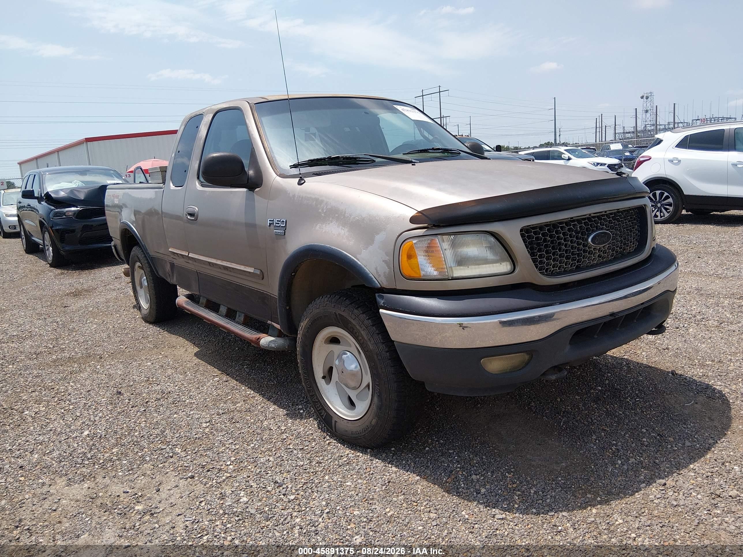 2001 Ford F-150 Lariat/xl/xlt Tan vin: 1FTRX18L01NA37092