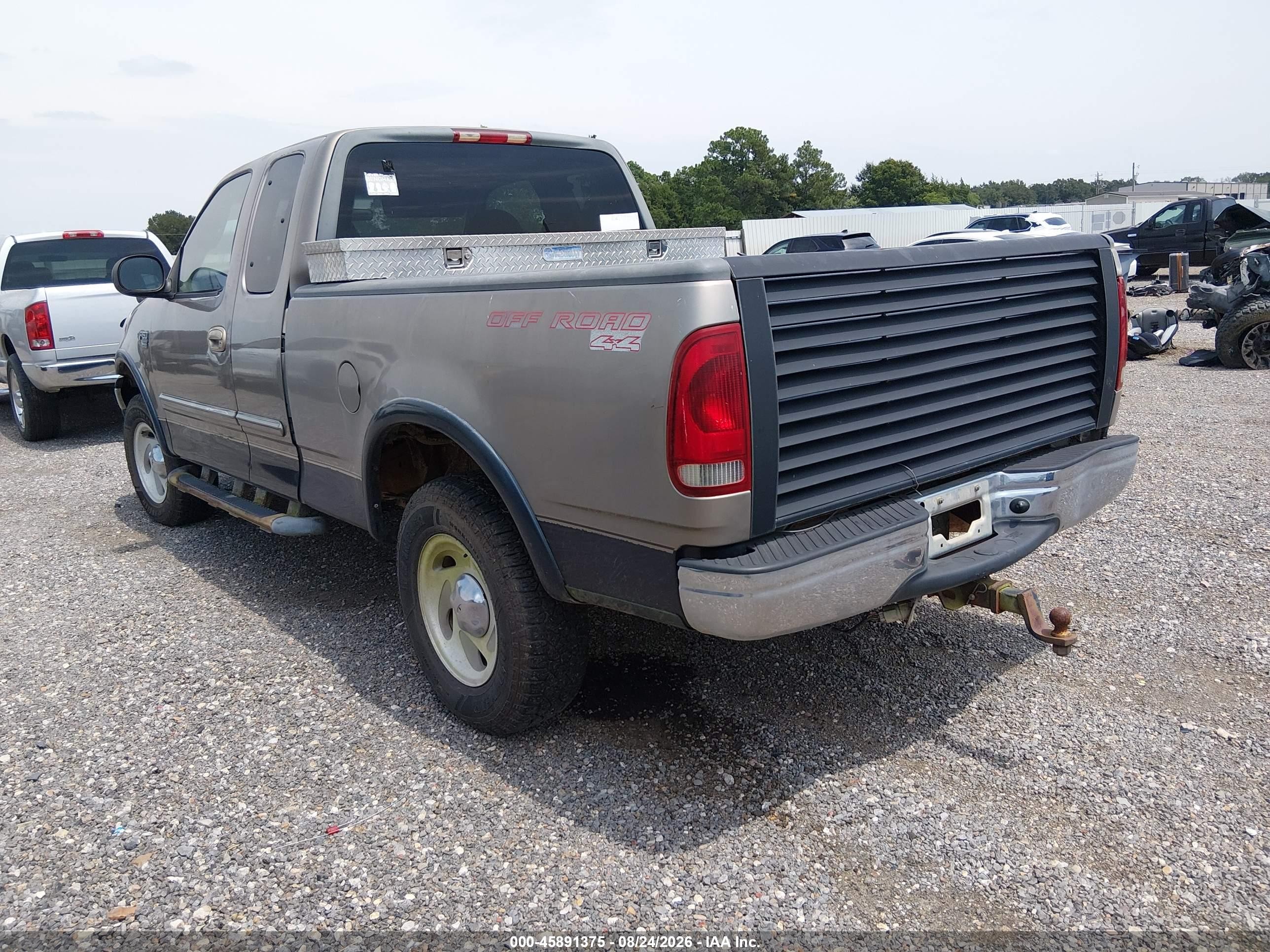 2001 Ford F-150 Lariat/xl/xlt Tan vin: 1FTRX18L01NA37092