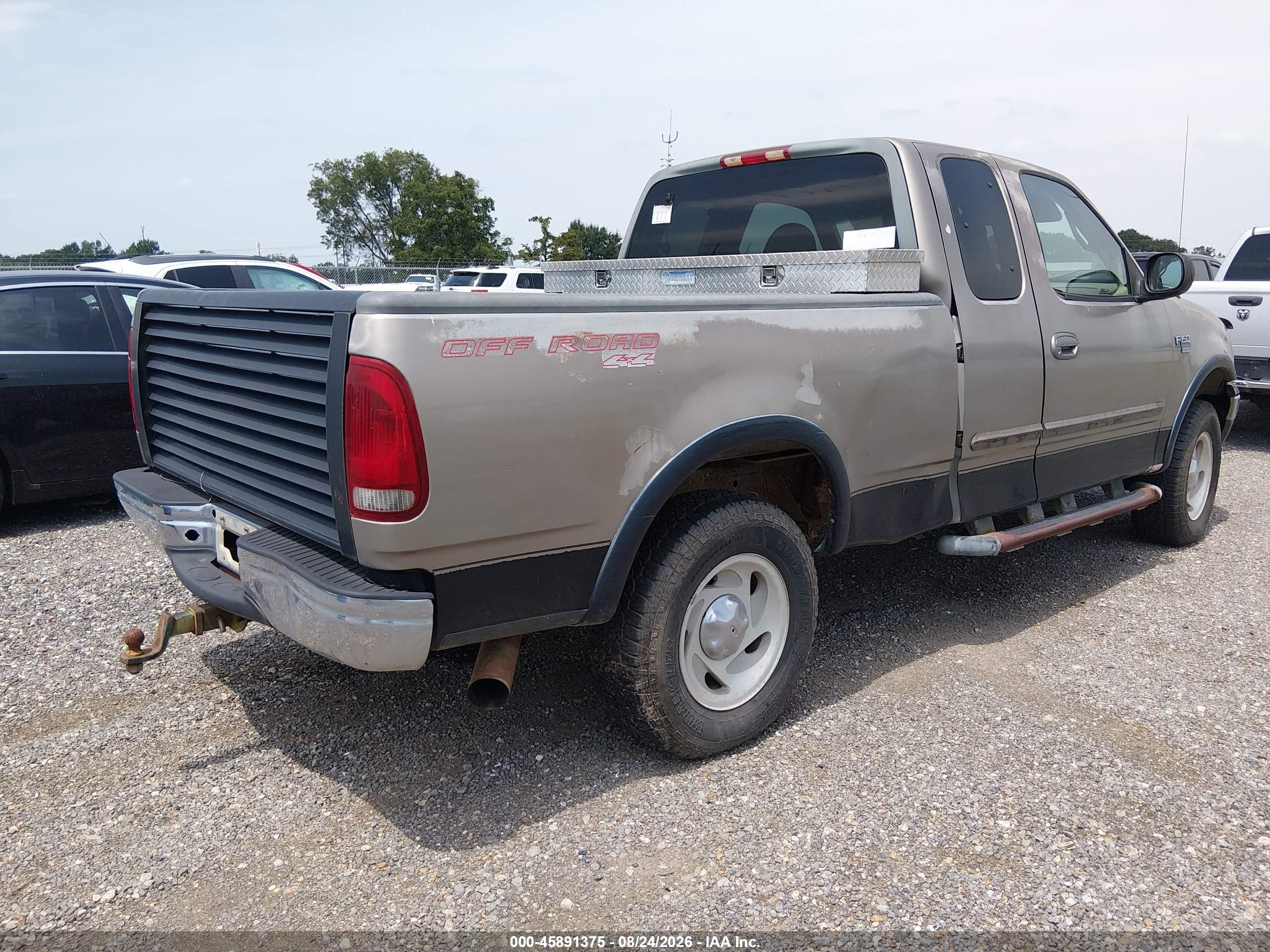 2001 Ford F-150 Lariat/xl/xlt Tan vin: 1FTRX18L01NA37092