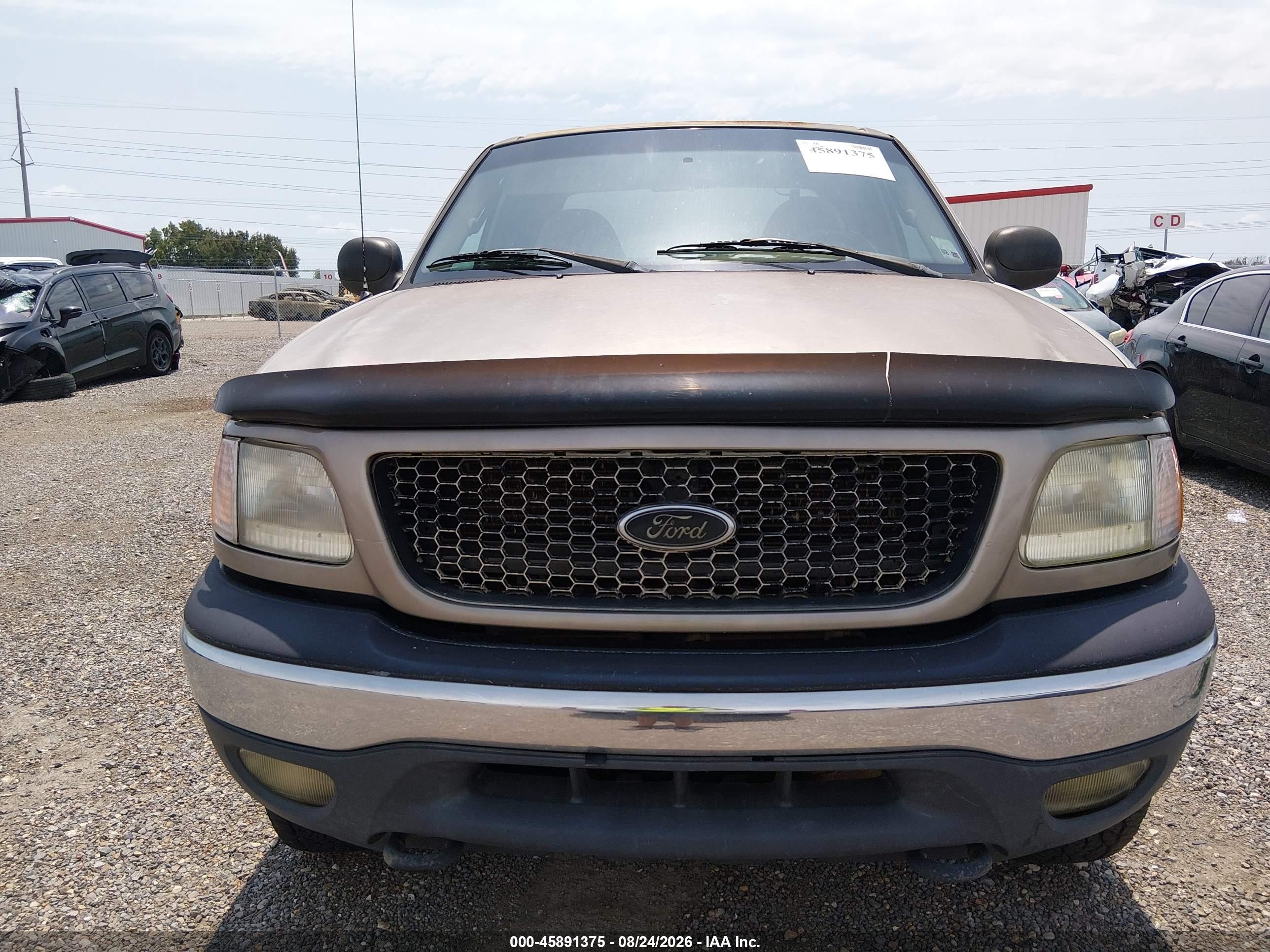 2001 Ford F-150 Lariat/xl/xlt Tan vin: 1FTRX18L01NA37092